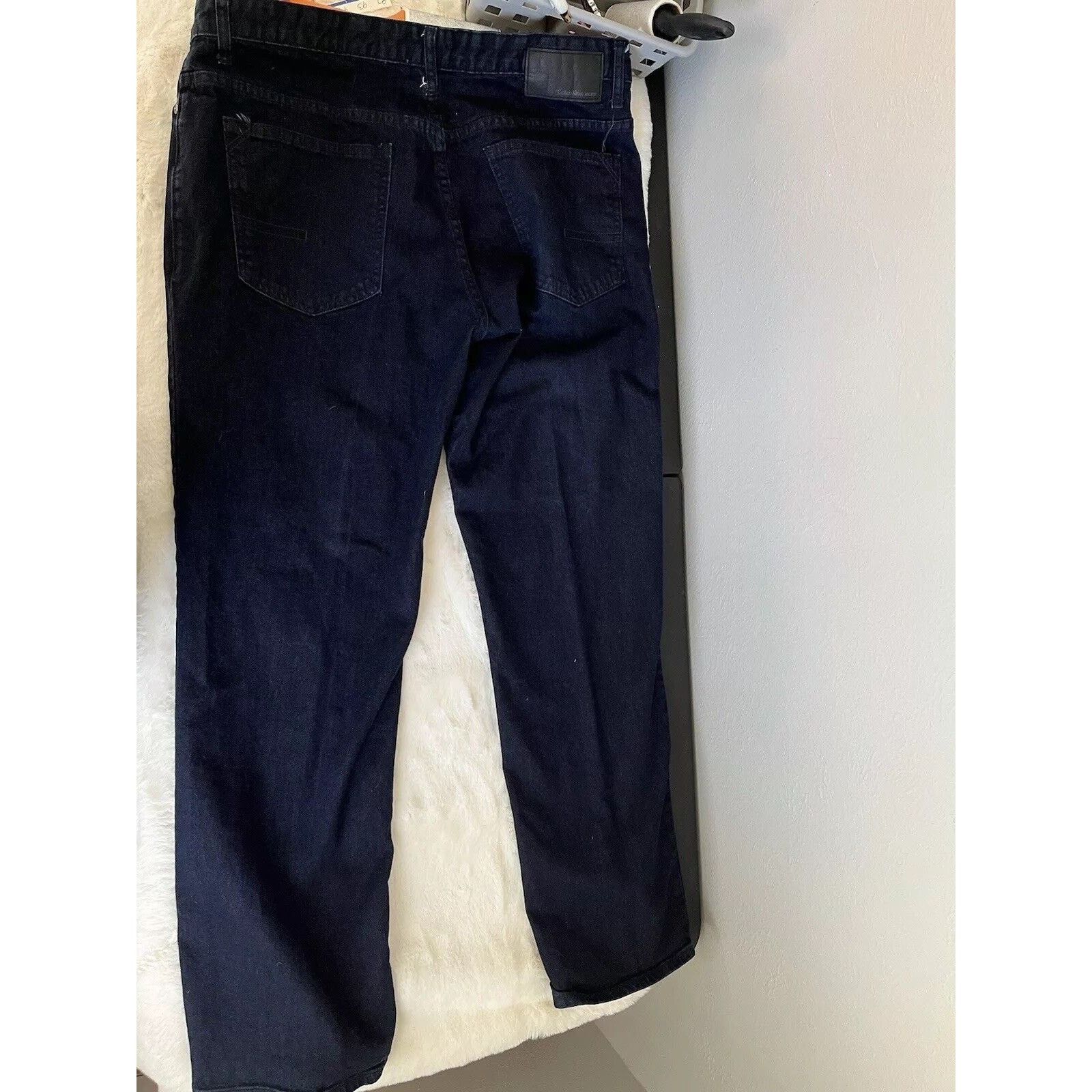 Calvin Klein Calvin Klein Straight Jeans womens size w36x32 Cotton Blend Size 36" / US 14 / IT 50 - 3 Thumbnail