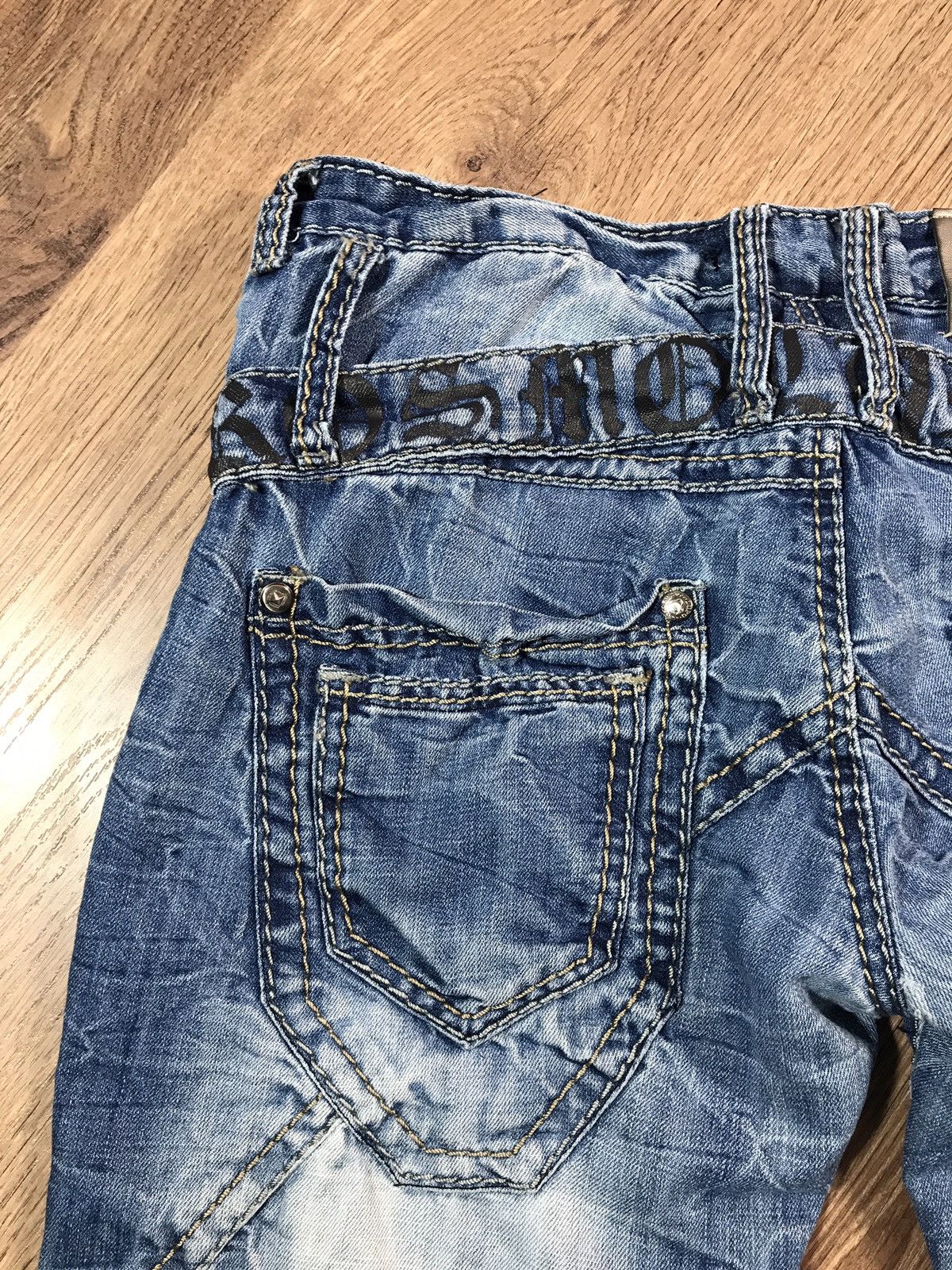 Japanese Brand Vintage Kosmo Lupo Distressed Denim Pants Size US 34 / EU 50 - 15 Thumbnail