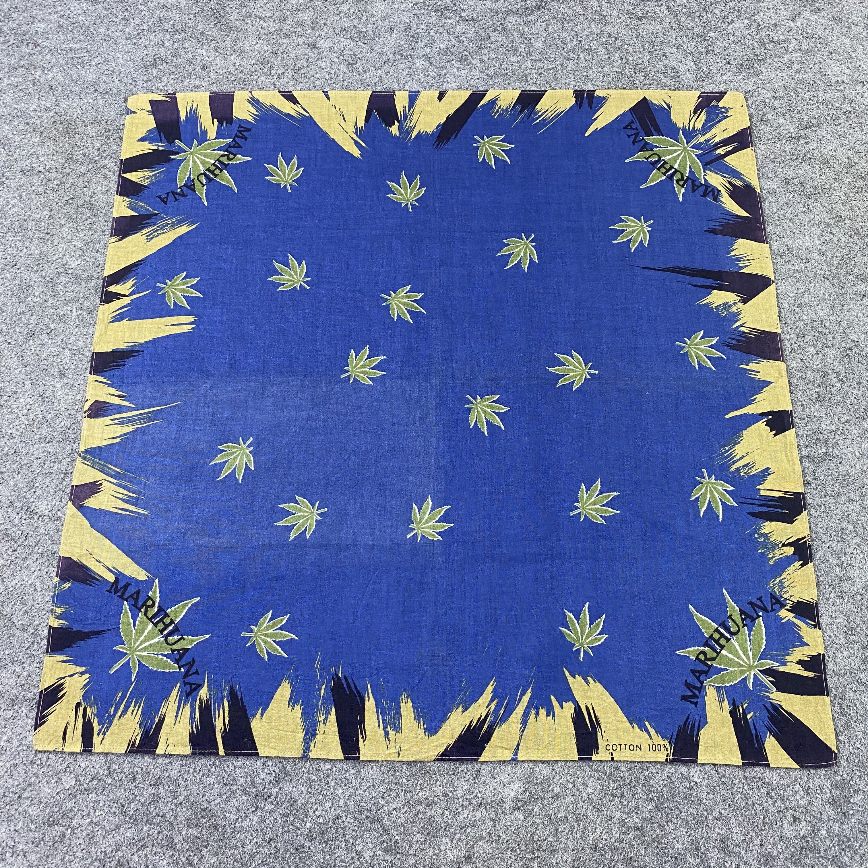 Designer Marihuana Handkerchief / Bandana / Neckerchief-B1396 Size ONE SIZE - 3 Thumbnail