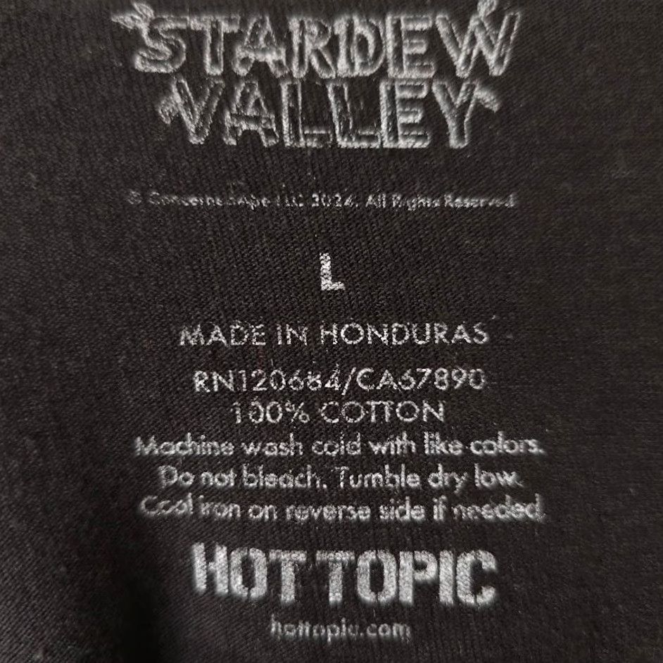 Vintage Stardew Valley Pelican Town T Shirt Mens Large Black Cotton Short Sleeve Crew Neck T-Shirt Size US L / EU 52-54 / 3 - 5 Thumbnail