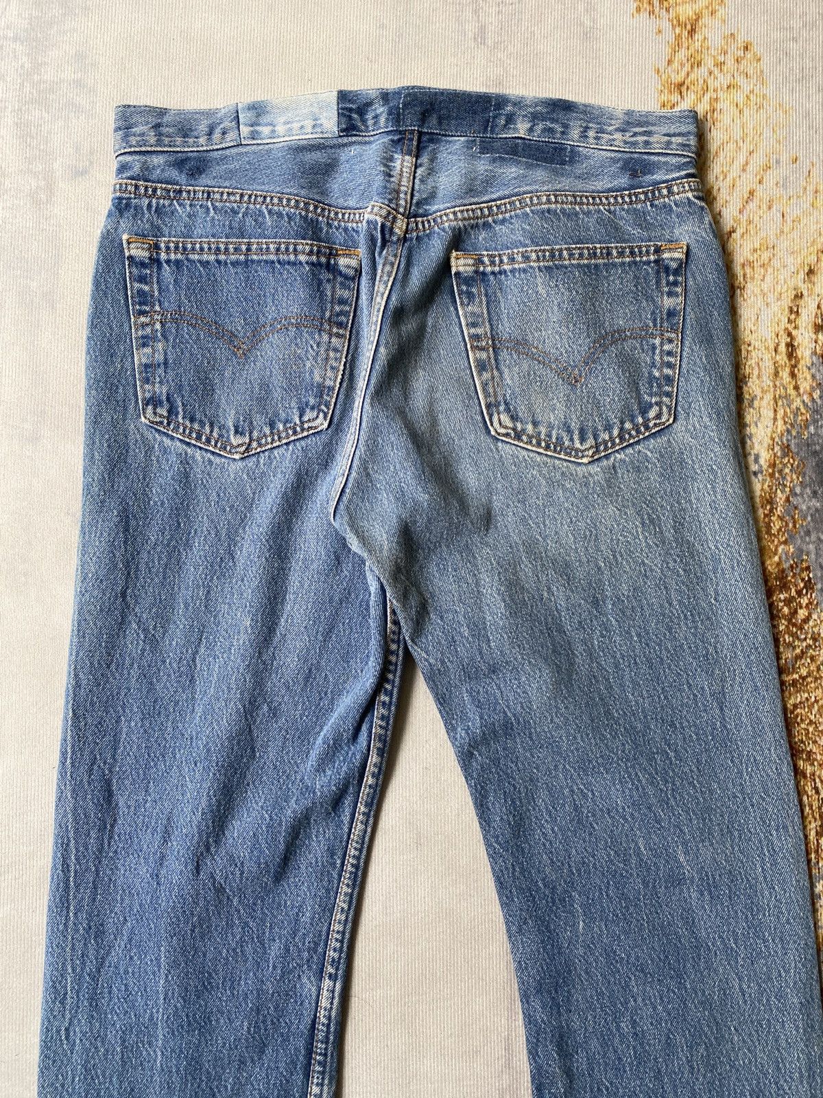 Levi's × Vintage 1990s - Levi’s 501 X The Garment Reconstruct Denim Size US 32 / EU 48 - 10 Thumbnail