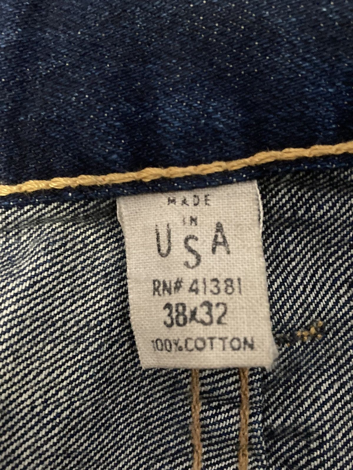 Ralph Lauren RRL Double RL Straight Indigo Denim Jeans Size US 38 / EU 54 - 2 Thumbnail