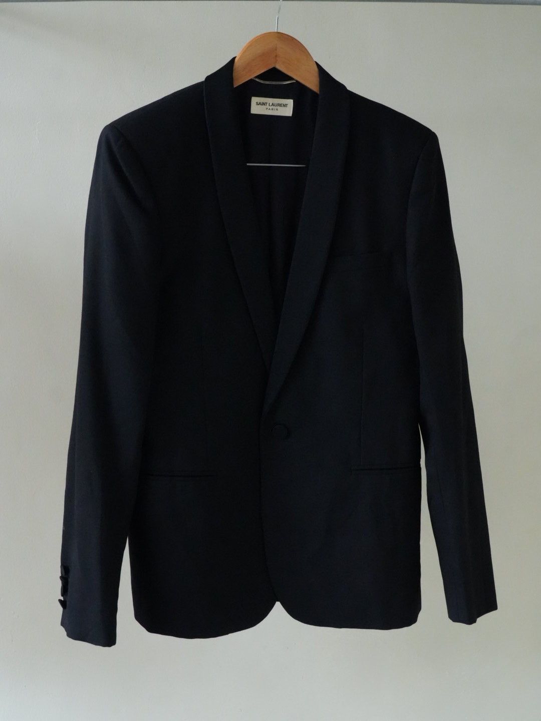 Saint Laurent Paris FW13 le smoking Saint Laurent Black Blazer Size US M / EU 48-50 / 2 - 4 Thumbnail