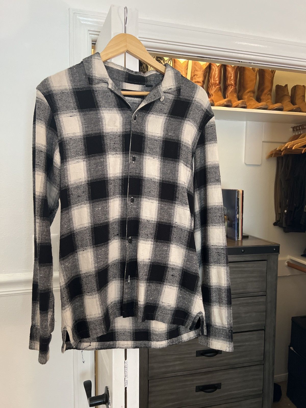 Allsaints Allsaints Shadow Flannel Size US S / EU 44-46 / 1 - 1 Thumbnail
