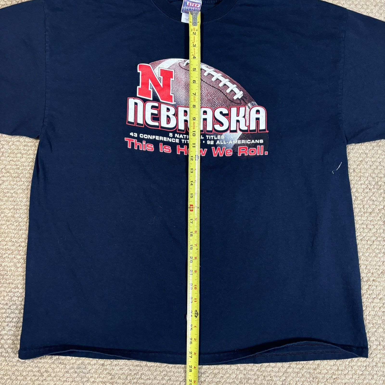 Victory Sportswear vintage 1997 Nebraska football tshirt XXL sportswear college Size US XXL / EU 58 / 5 - 6 Thumbnail