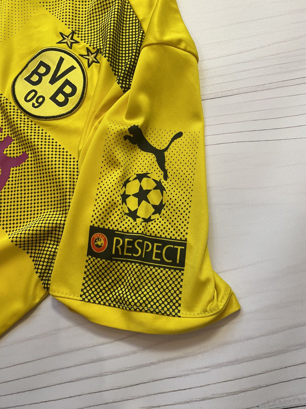 Puma × Vintage Puma Borussia Dortumd 2017/18 home Dembele y2k t shirt Size US S / EU 44-46 / 1 - 4 Thumbnail