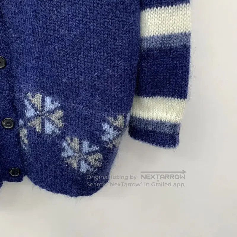 Loewe Loewe Navy Blue Mohair Women's Cardigan . Size M / US 6-8 / IT 42-44 - 5 Thumbnail