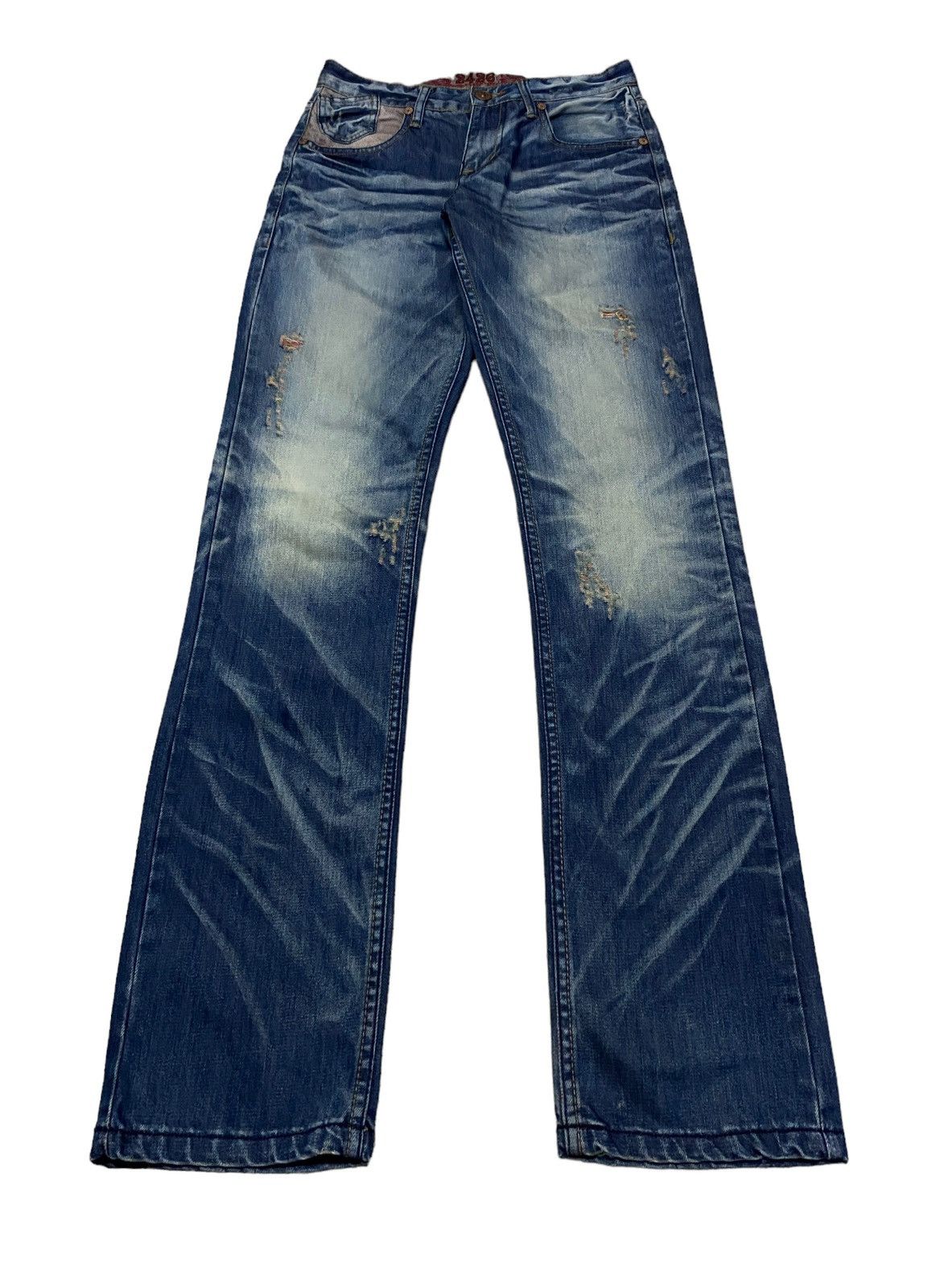 If Six Was Nine Rare Design Vintage Japanese Brand 2426 Jeans 2000s Size US 31 - 1 Thumbnail
