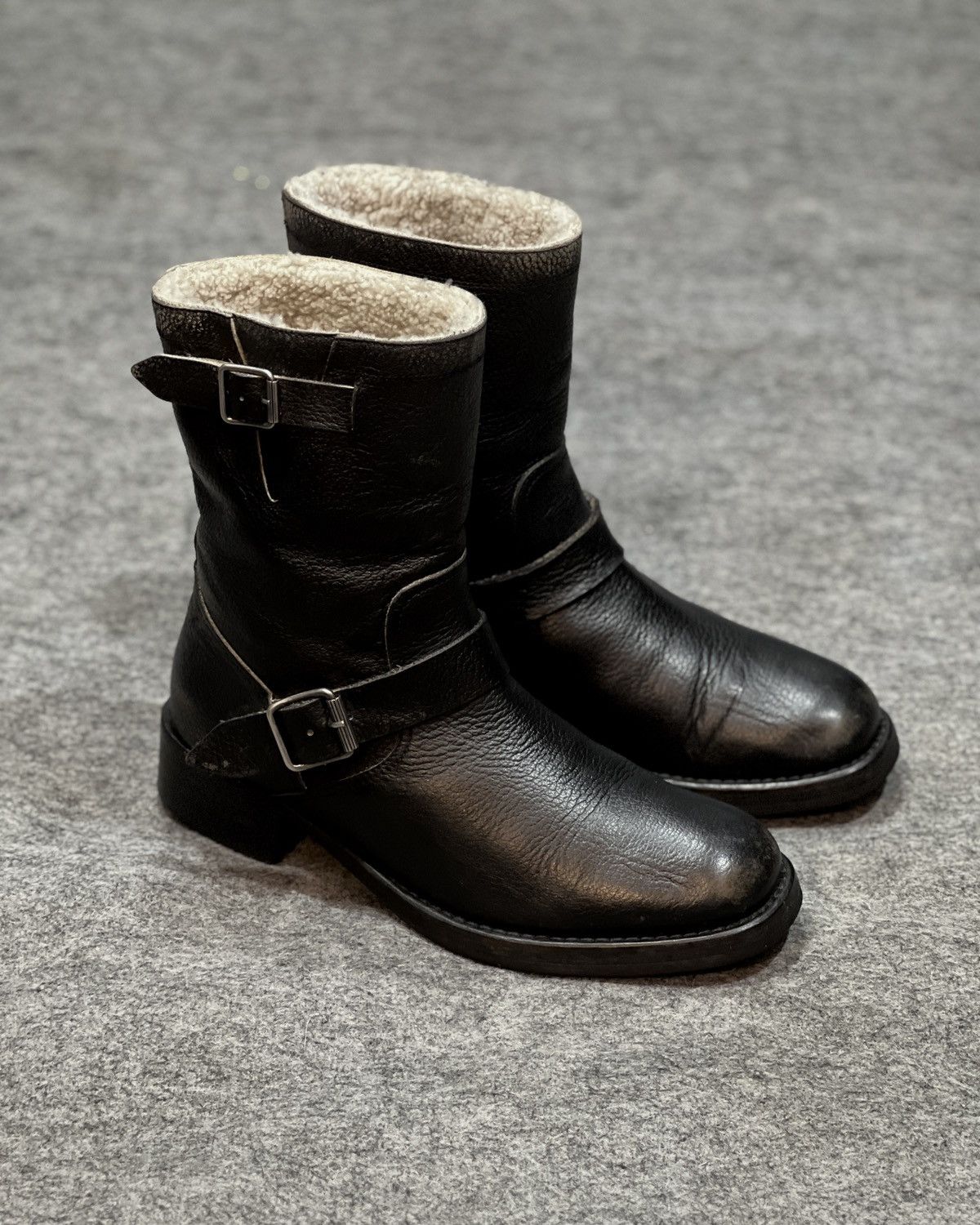 Maison Margiela Maison Margiela Shearing Lining Biker boot Size US 9.5 / EU 42-43 - 3 Thumbnail