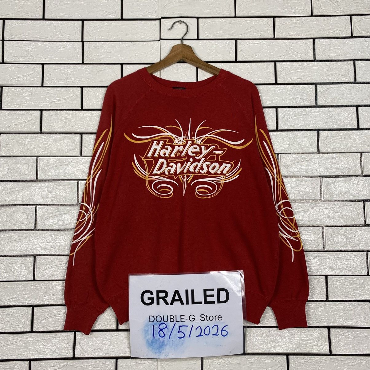 Harley Davidson Harley Davidson Fine Workmanship Over Print Cafe Racer Size US M / EU 48-50 / 2 - 1 Thumbnail