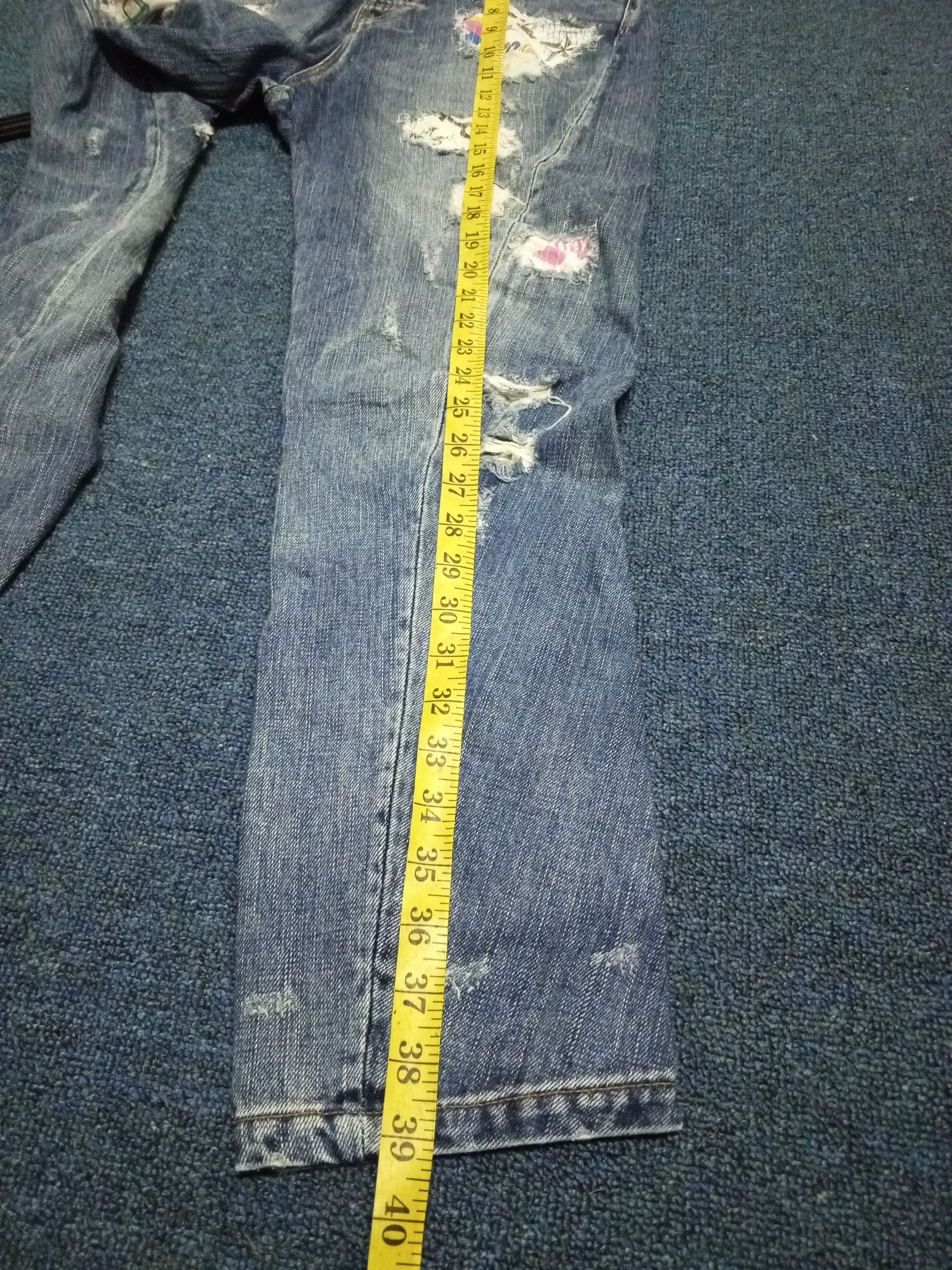 Japanese Brand BIT BLUE SCOLAR JEANS RARE Size US 32 / EU 48 - 9 Thumbnail