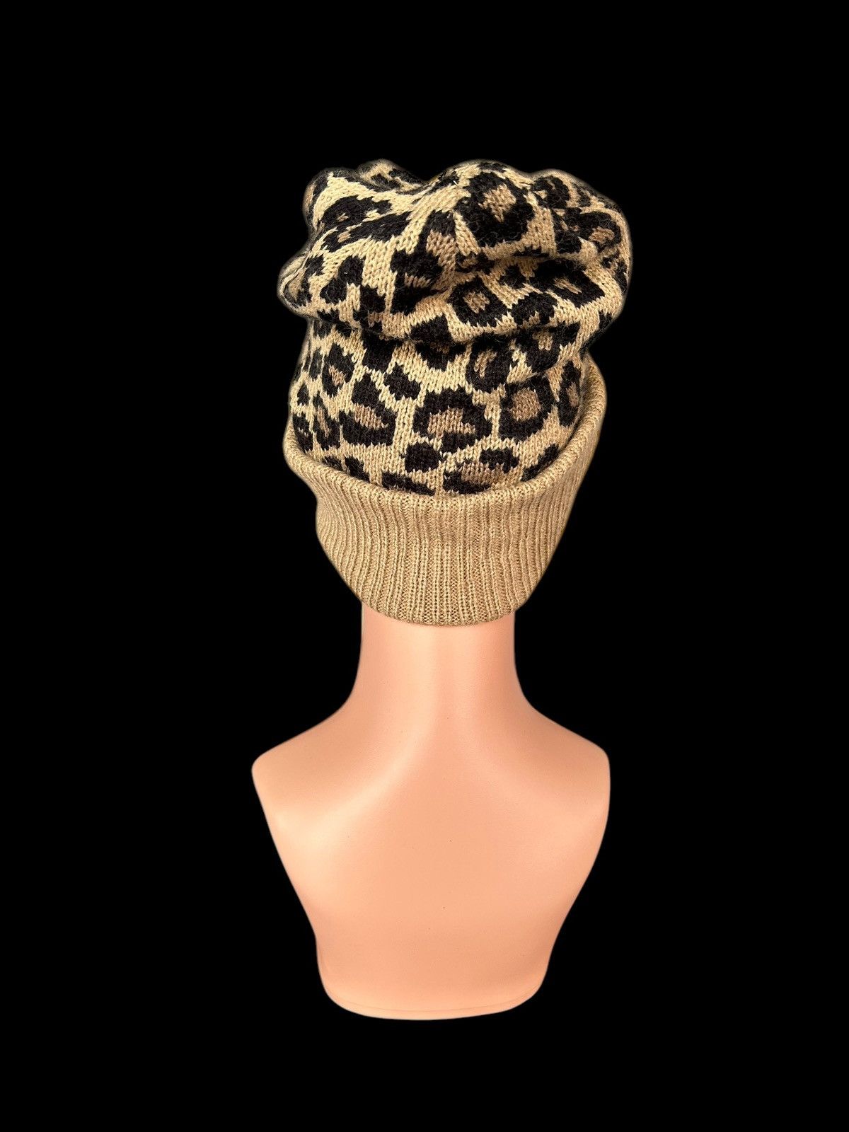 Japanese Brand × Kapital × Vintage Leopard Japanese Brand Kissmark Beanie Hats Size ONE SIZE - 4 Thumbnail