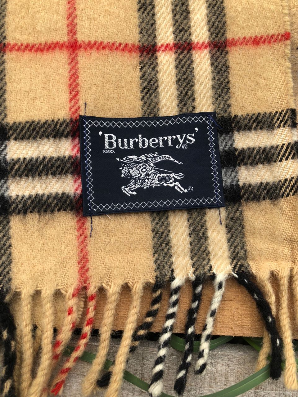 Burberry × Vintage Vintage 90s Burberrys Nova Check Oversized Scarves/Muffler Size ONE SIZE - 3 Thumbnail