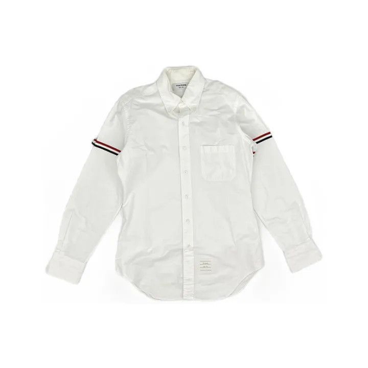 Thom Browne Thom Browne Casual Solid Long Sleeve Shirt -2507 Size US S / EU 44-46 / 1 - 7 Thumbnail