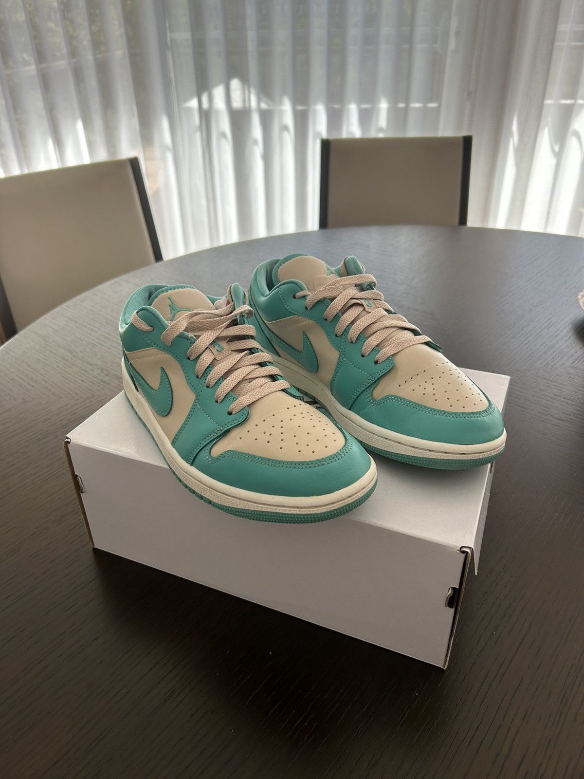 Jordan Brand × Nike JORDAN 1 LOW TROPICAL TEAL Size US 8.5 / EU 41-42 - 1 Thumbnail