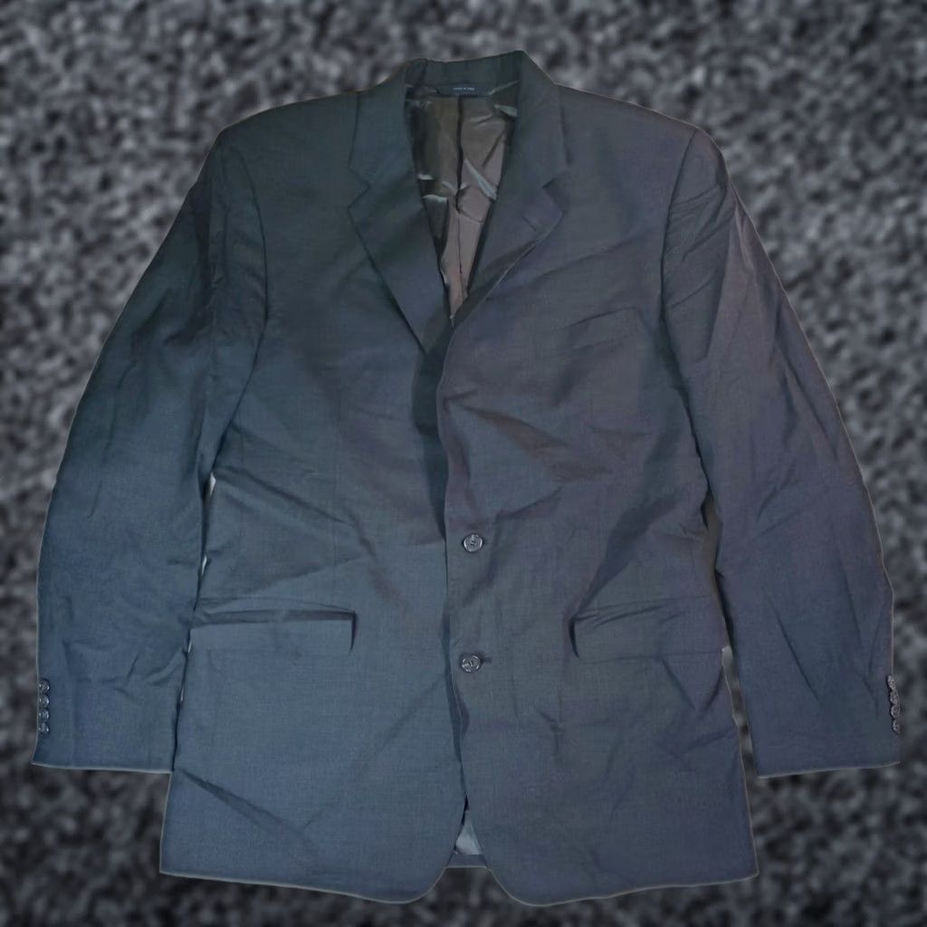 Brooks Brothers Brooks Brothers Signature 2-Button Gray Mens 44L Suit Coat Super 100s Size 44R - 1 Thumbnail