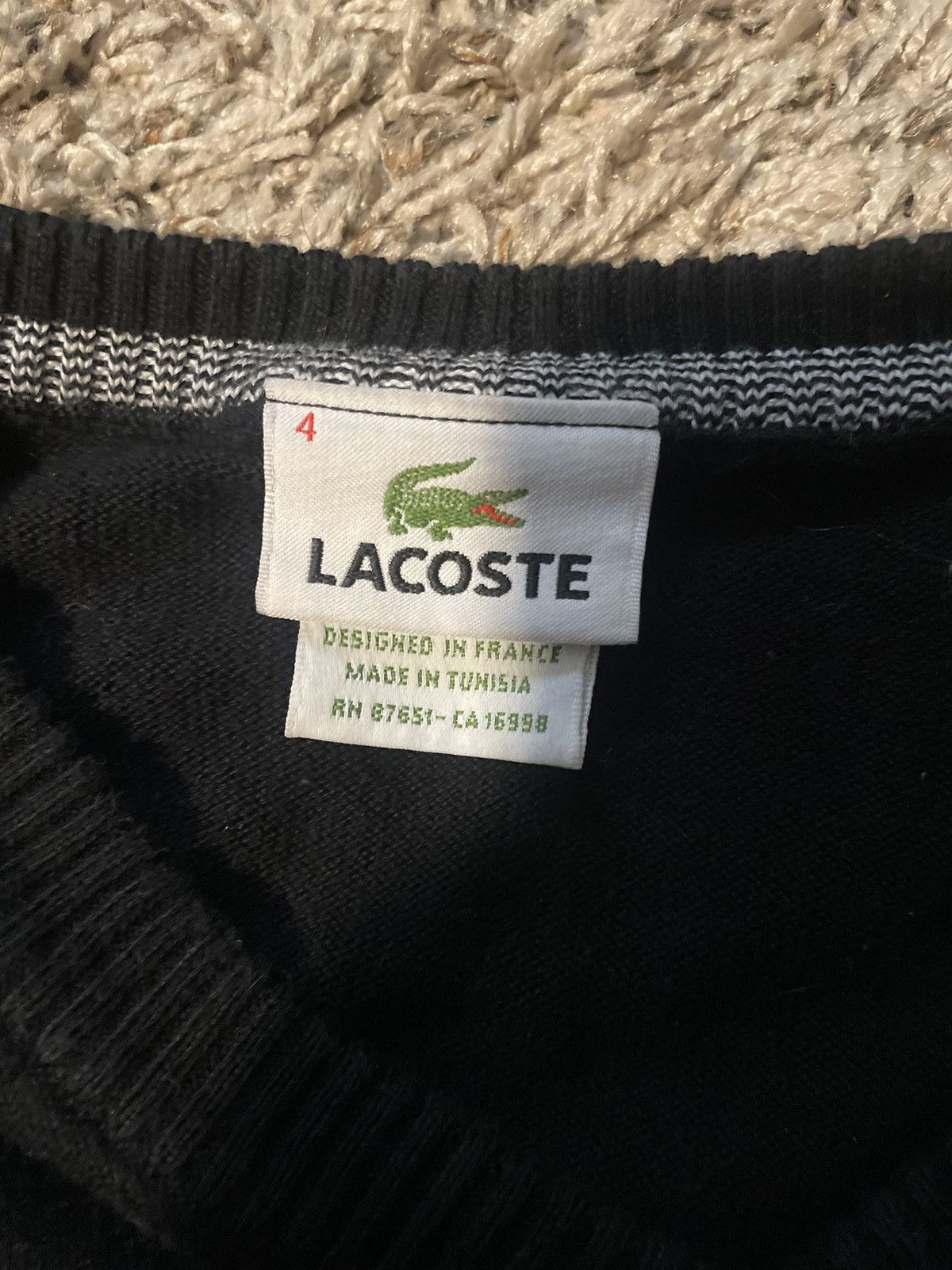 Lacoste Lacoste V-neck Sweater Size US M / EU 48-50 / 2 - 4 Thumbnail