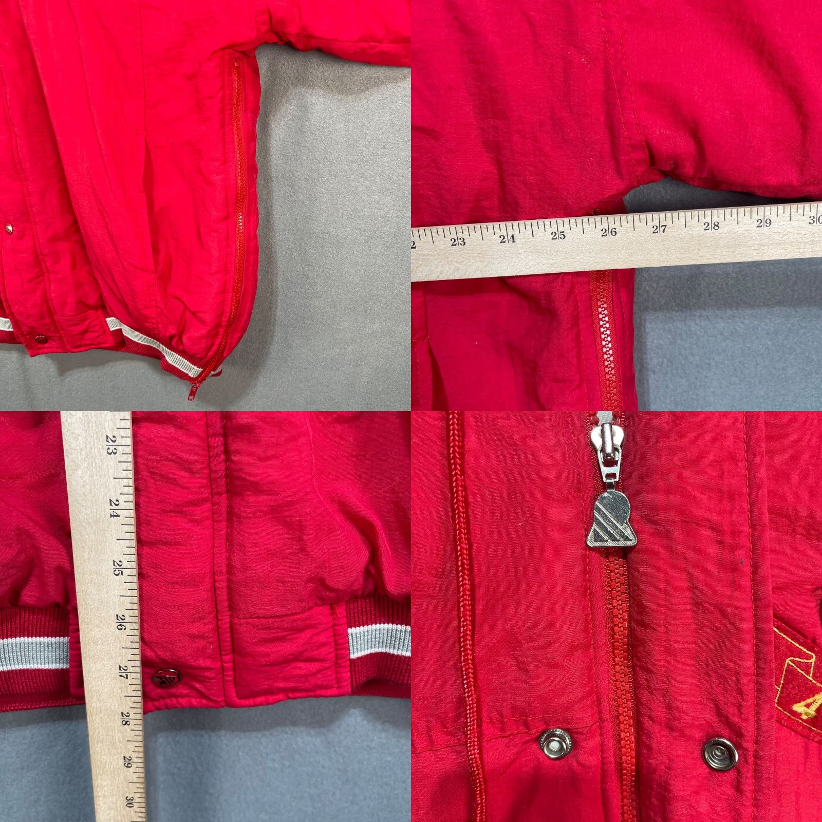 Vintage VINTAGE Hawk Activewear Sports San Francisco 49ers Hooded Jacket XL Red Puffer Jacket Mens Size US XL / EU 56 / 4 - 8 Thumbnail