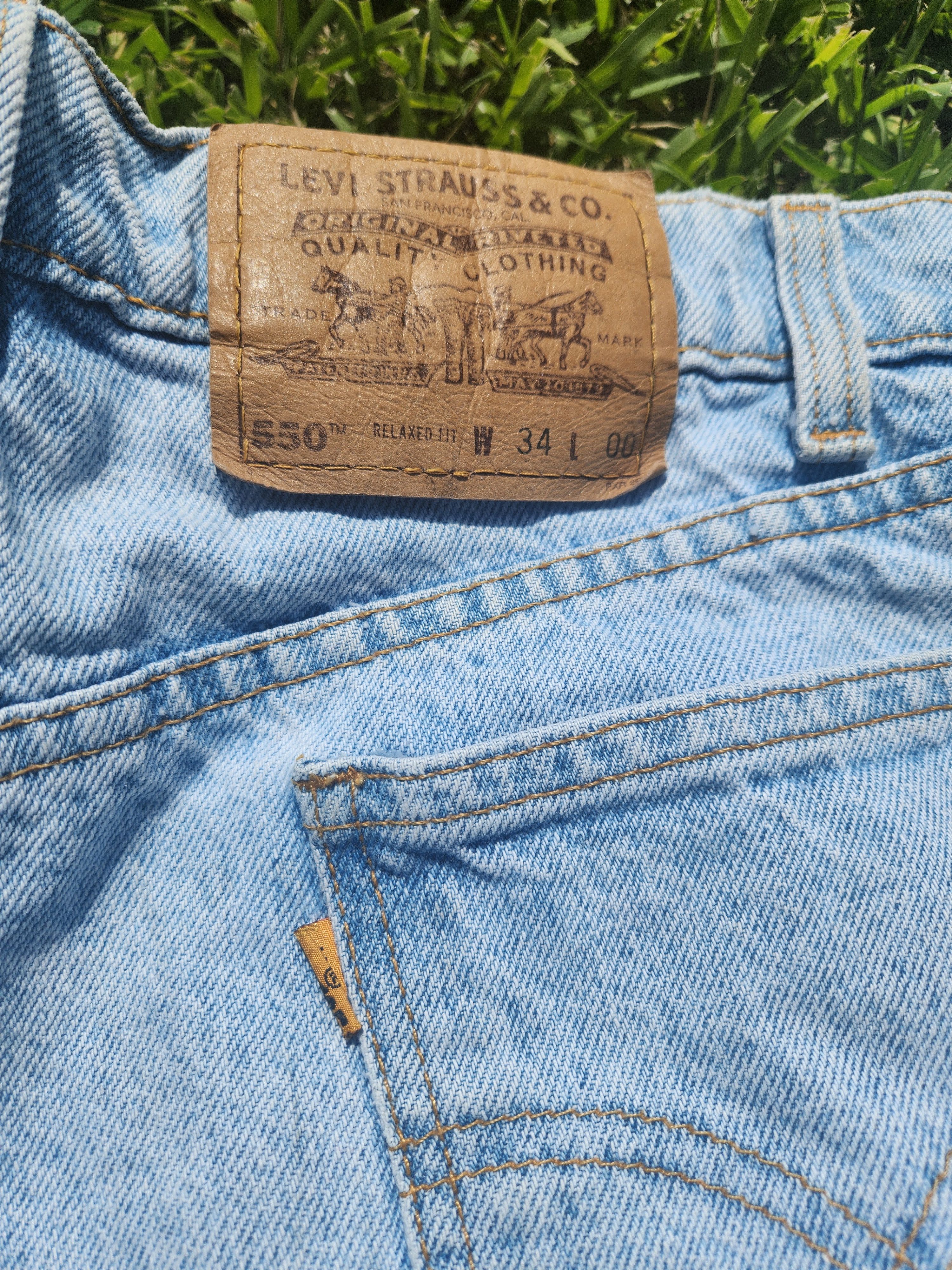 Levi's Vintage Clothing Orange tab 90s vintage levis shorts Size US 34 / EU 50 - 5 Thumbnail