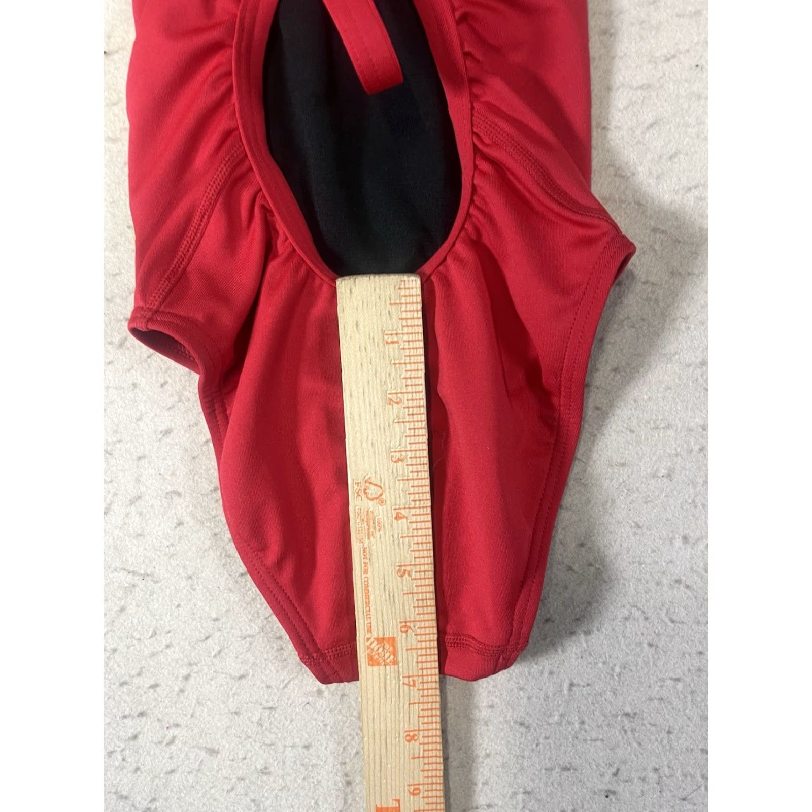 Vintage Watermen One Piece Swimsuit Red Size 24 Strappy Back UPF 50 Women Beach Solana Beach Size ONE SIZE - 4 Thumbnail