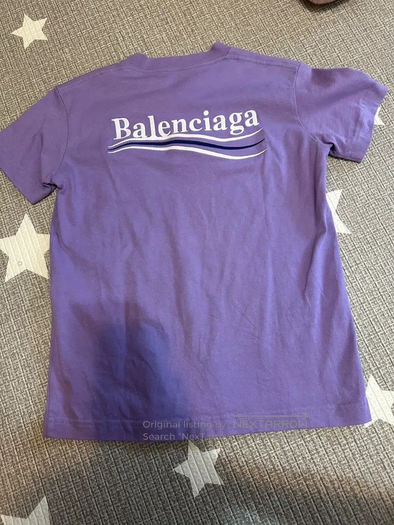 Balenciaga Balenciaga Purple Short Sleeve, Size XS Size US XS / EU 42 / 0 - 2 Thumbnail