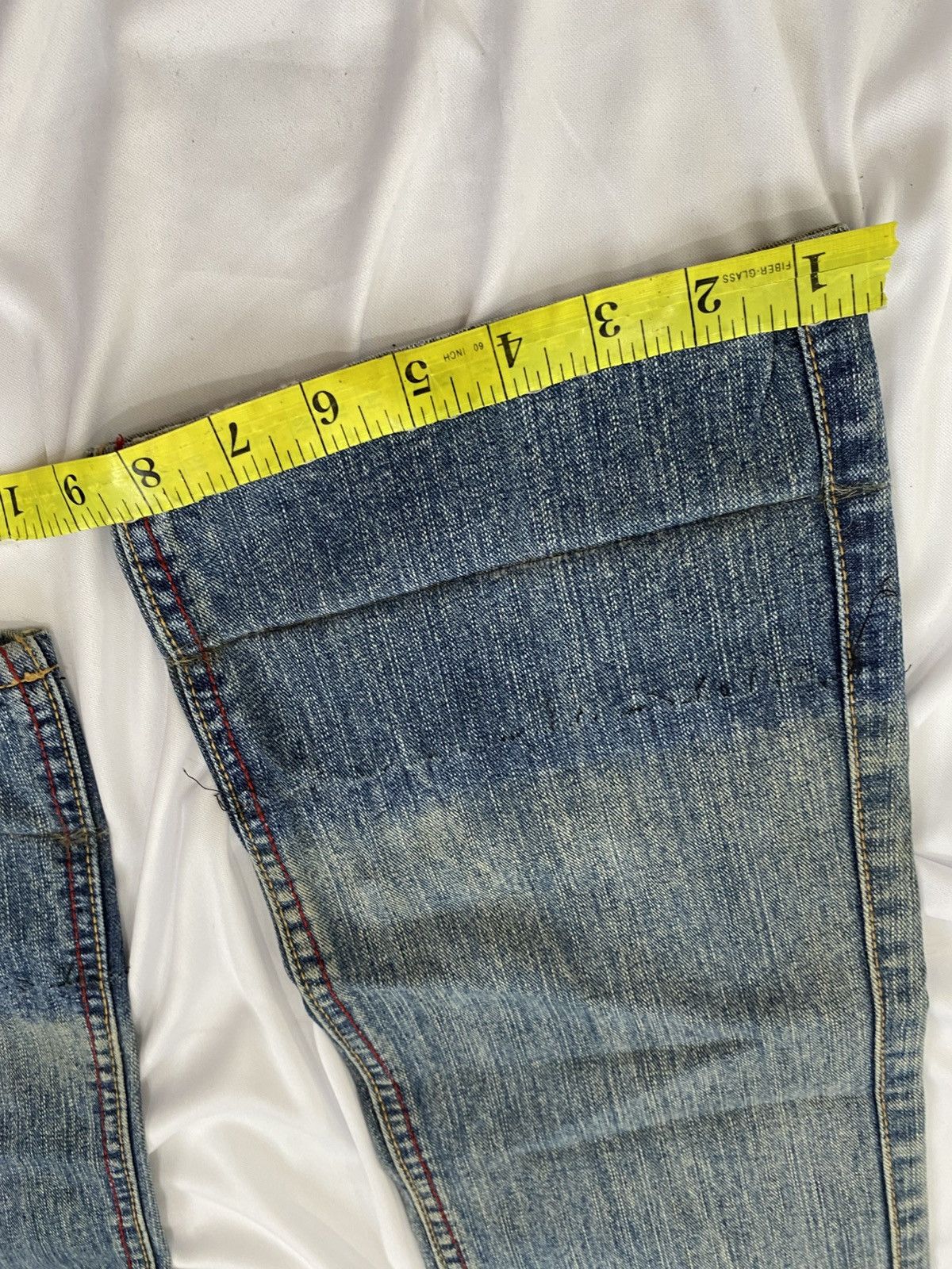 Japanese Brand Double waist flare jeans from cleff de sol Size US 30 / EU 46 - 12 Thumbnail