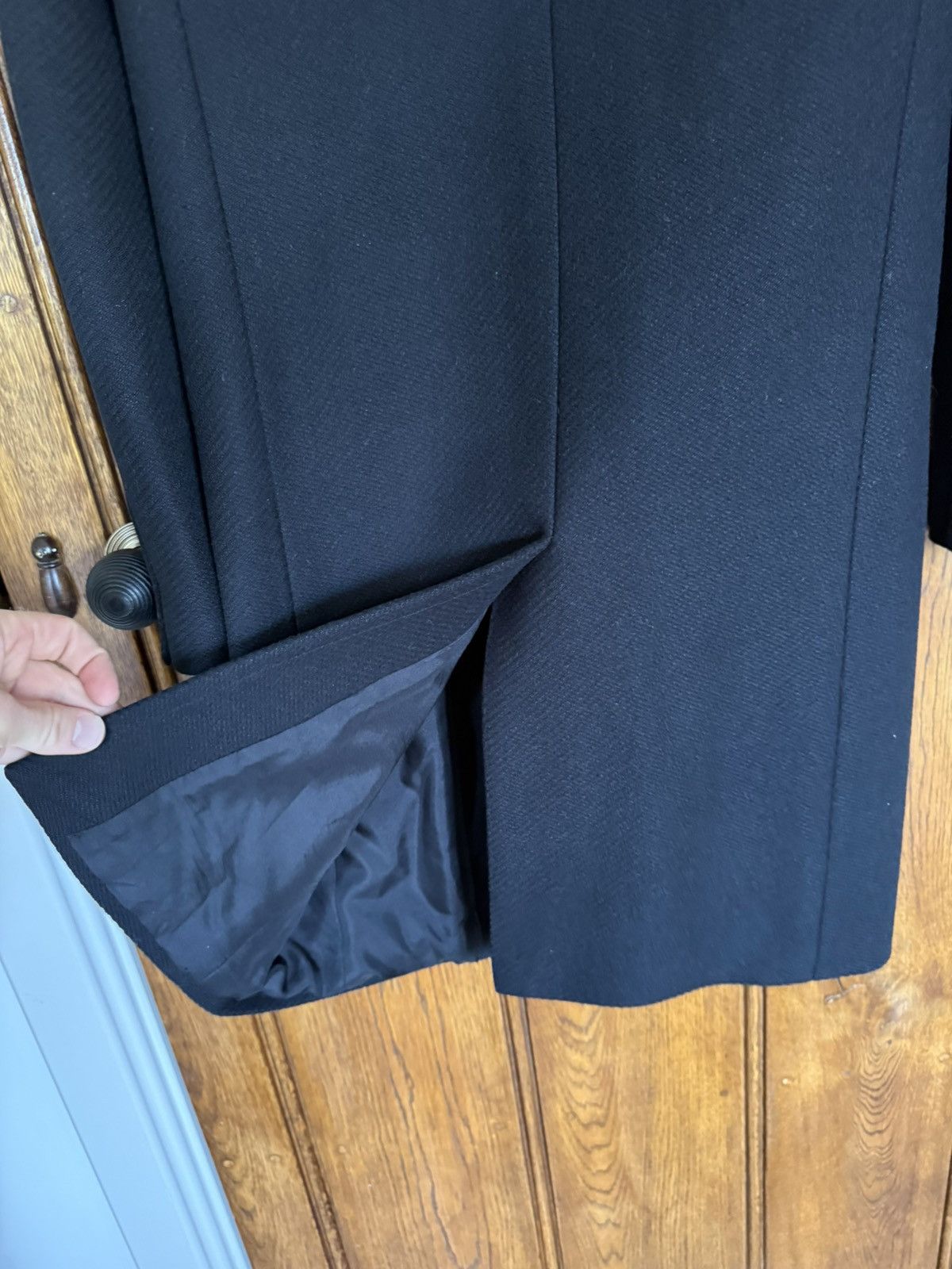 Saint Laurent Paris FW17 Saint Laurent Chesterfield black wool jacket coat Size US XS / EU 42 / 0 - 19 Thumbnail