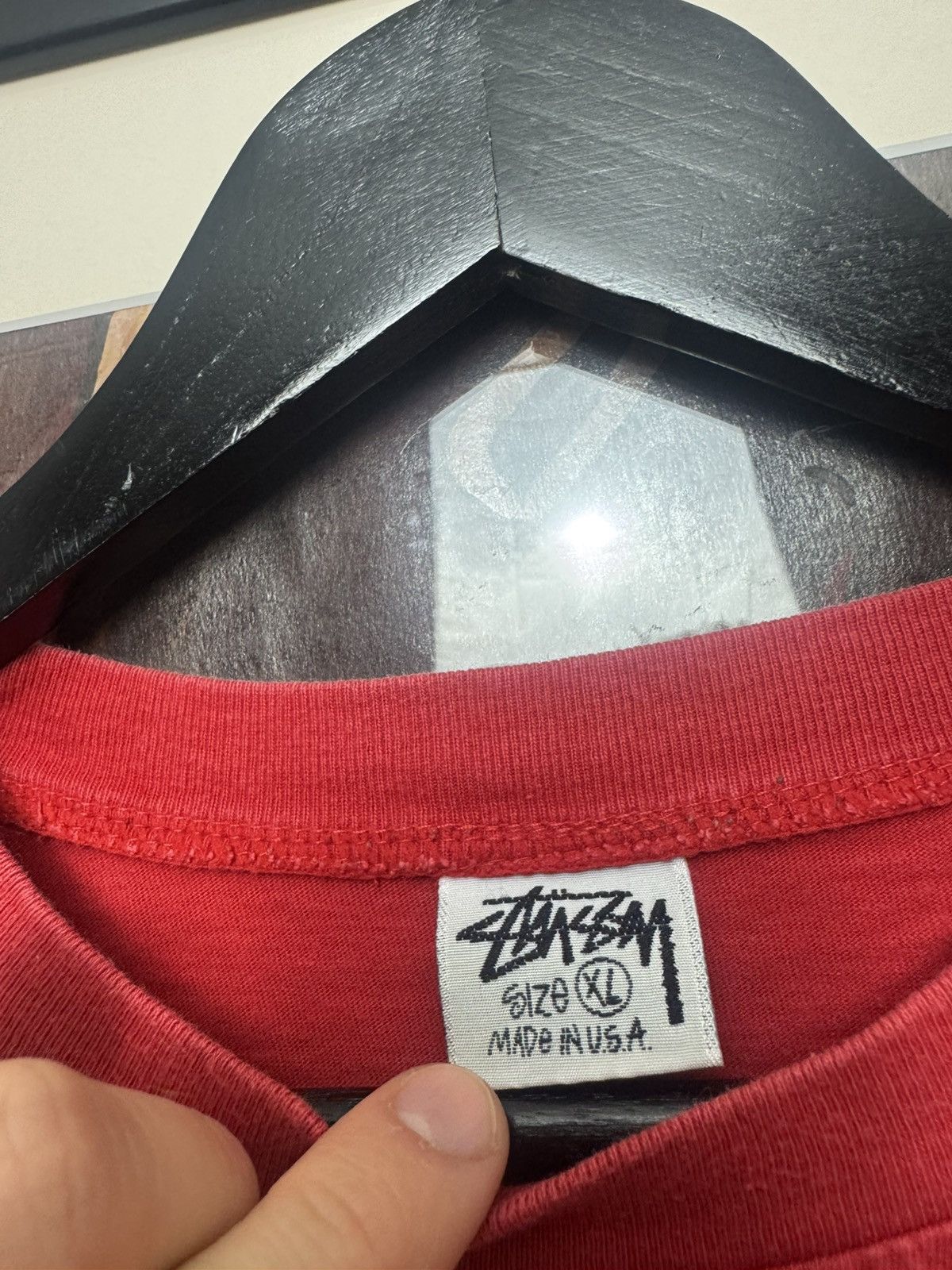 Stussy Stussy Jazz Stickman Vintage Tee USA Red Streetwear Skate Size US XL / EU 56 / 4 - 5 Thumbnail