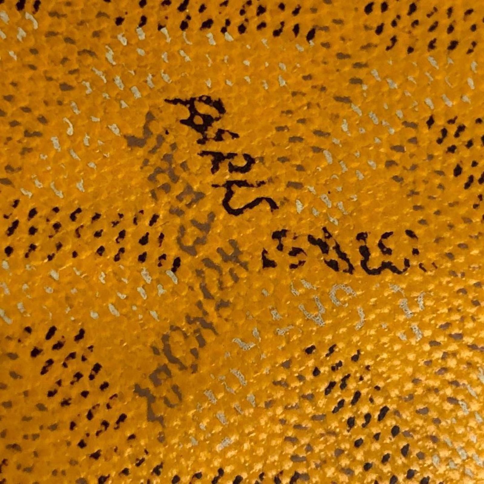 Goyard Goyard - Yellow Patterned Leather Wallet Size ONE SIZE - 7 Thumbnail