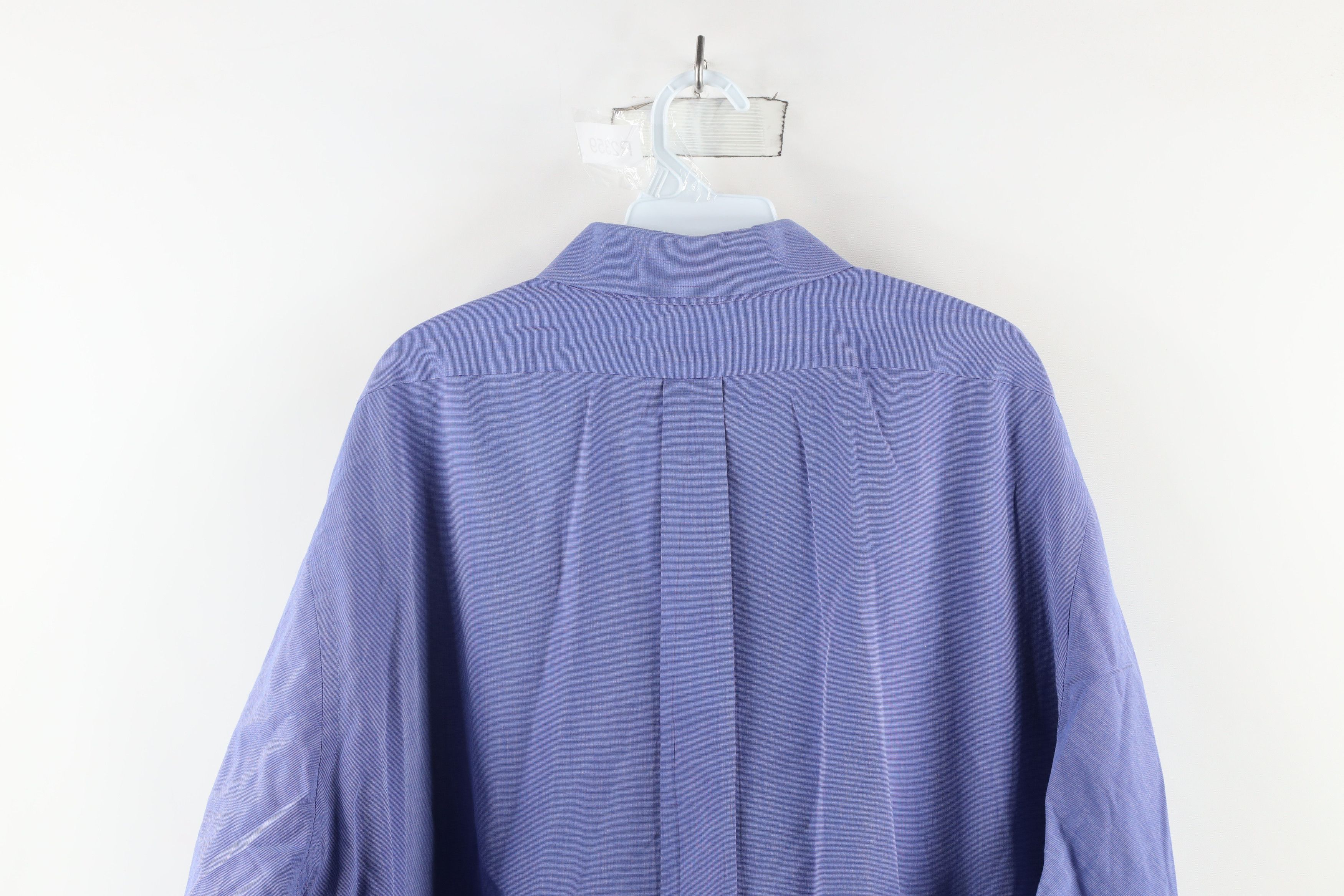 Brooks Brothers × Vintage Vintage 90s Brooks Brothers Cotton Button Down Shirt Blue Size US M / EU 48-50 / 2 - 11 Thumbnail