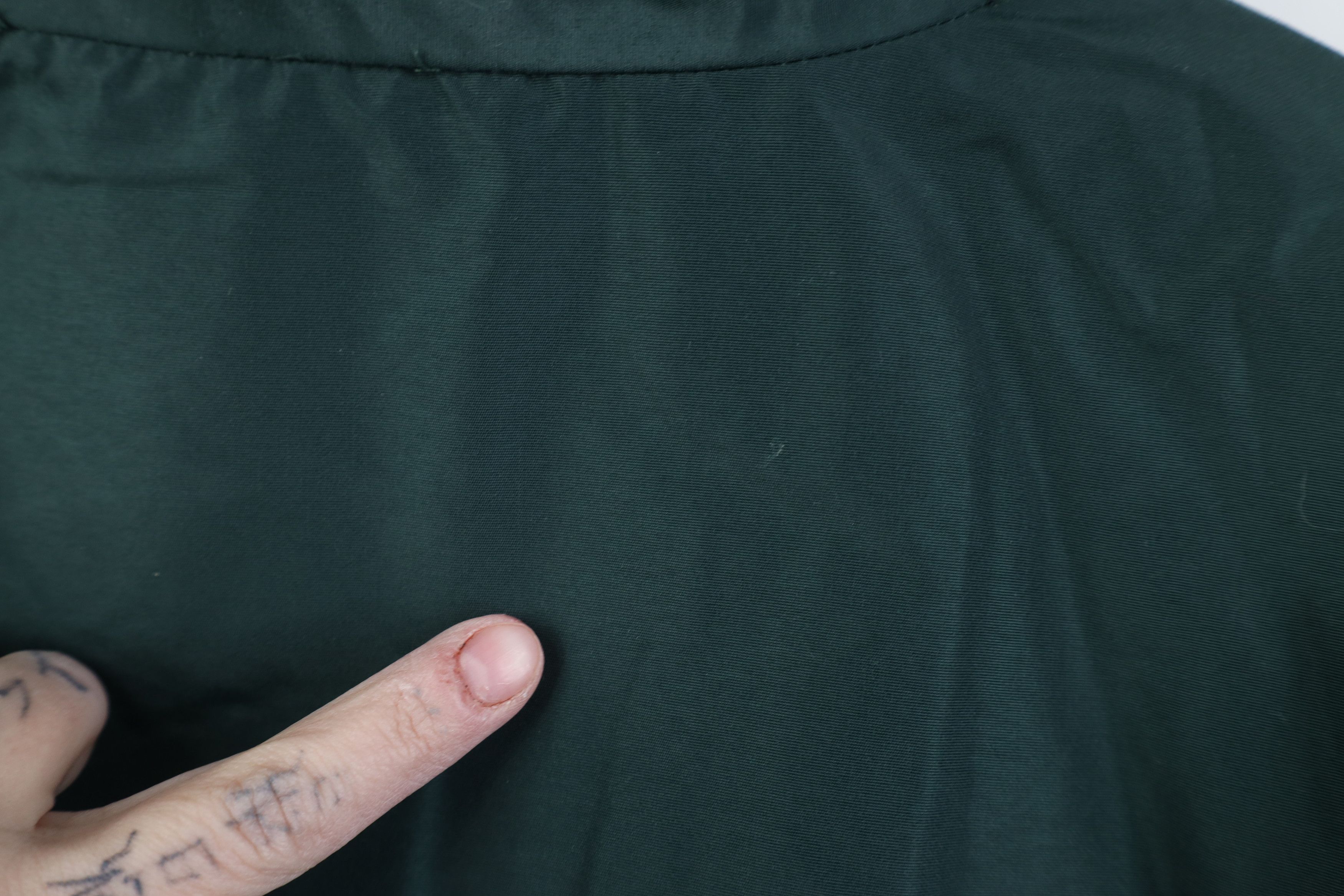 Vintage Vintage 90s Y2K Streetwear Fleece Lined Bomber Jacket Green Size US L / EU 52-54 / 3 - 11 Thumbnail