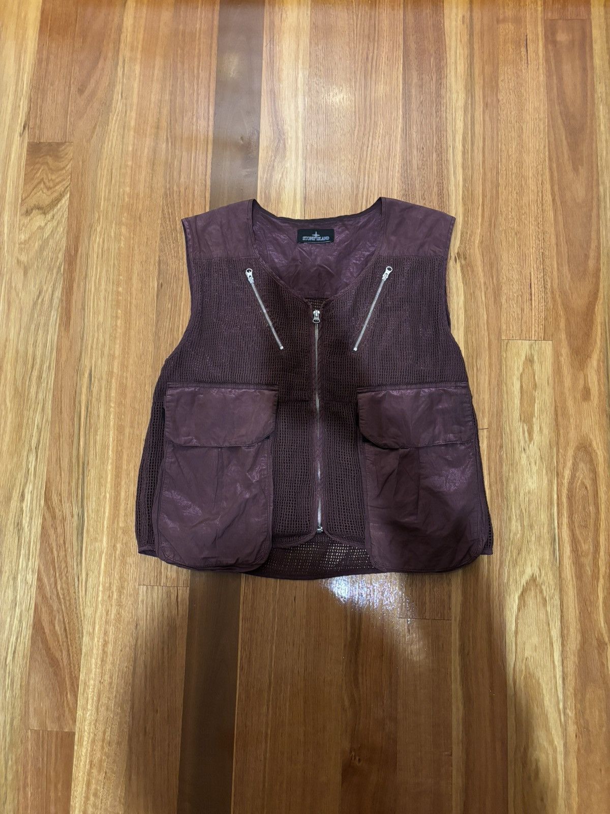 Stone Island Stone Island Shadow Project Vest Jacket Burgundy Purple Size US S / EU 44-46 / 1 - 2 Thumbnail