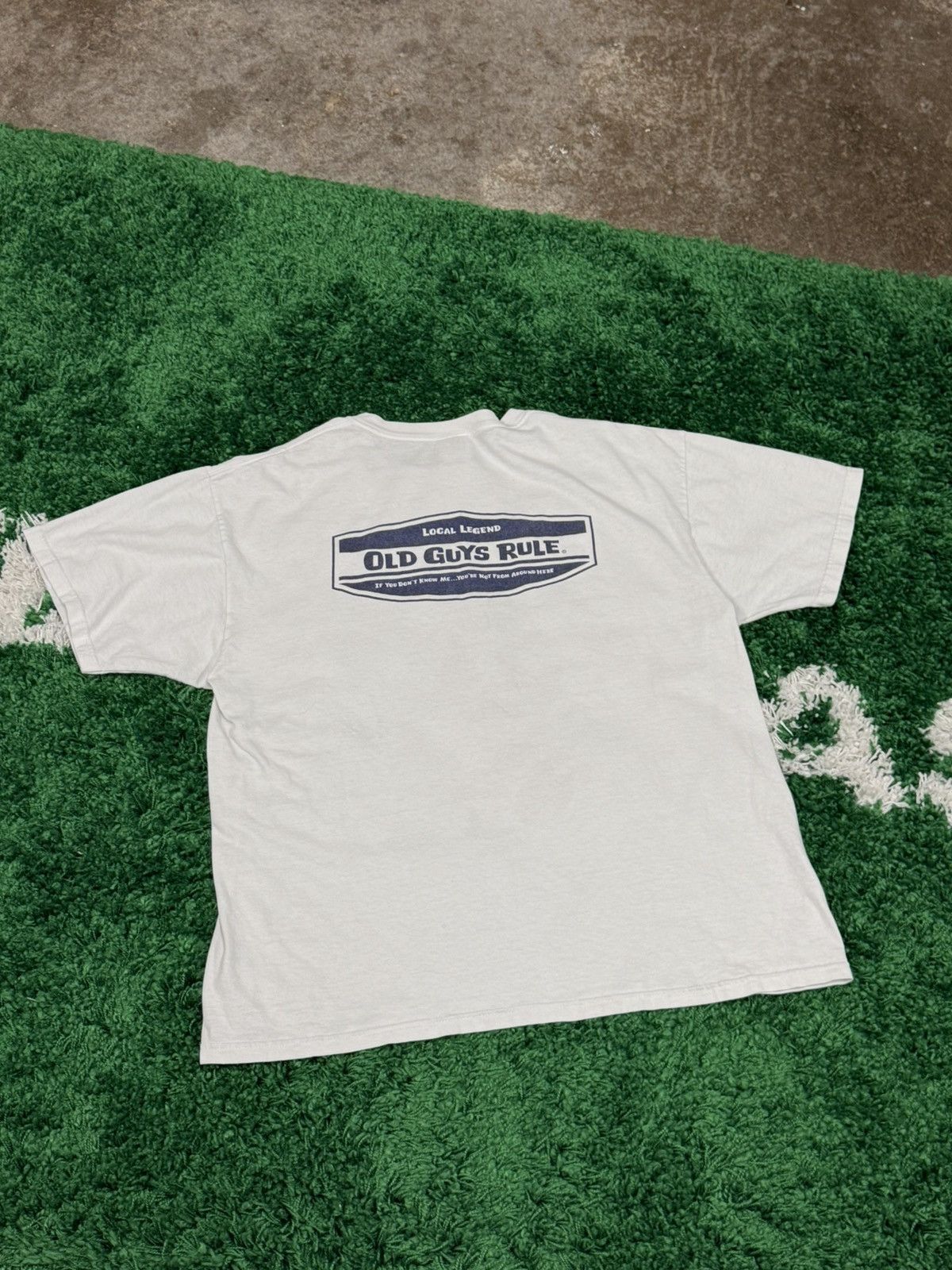 Vintage Old Guys Rule Logo Vintage White Tee XL Size US XL / EU 56 / 4 - 1 Thumbnail