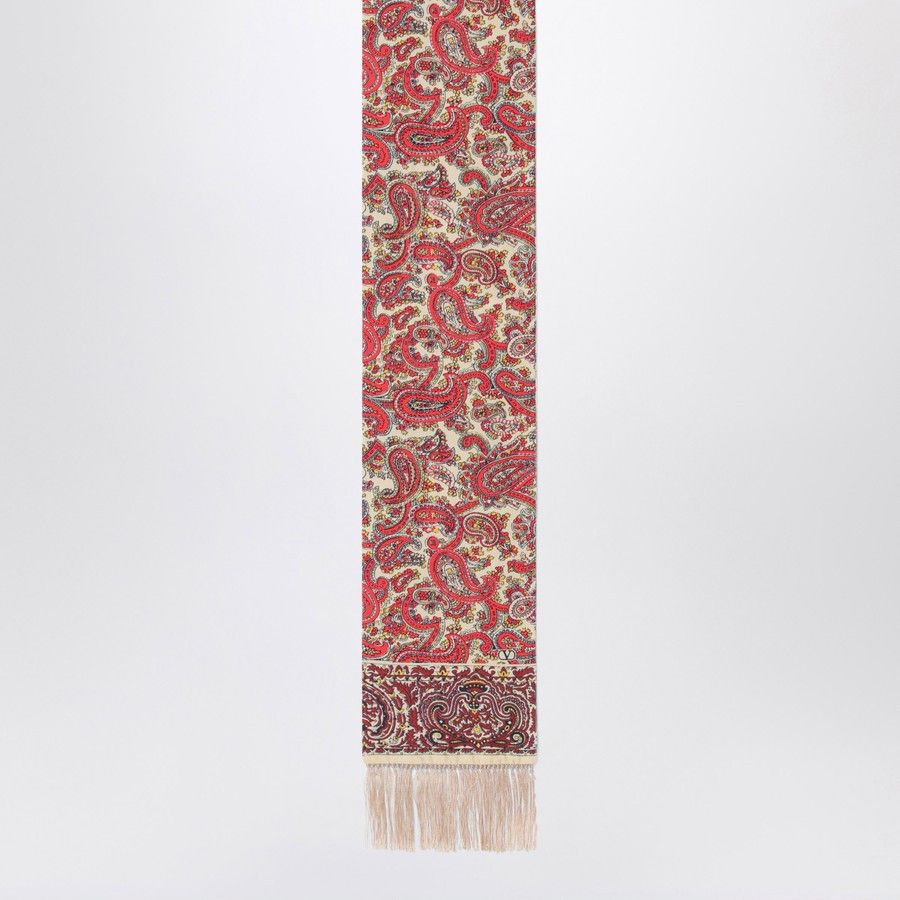 Valentino o1d2blof1025 Size: OS / Printed Silk Scarf in Multicolor Size ONE SIZE - 3 Thumbnail