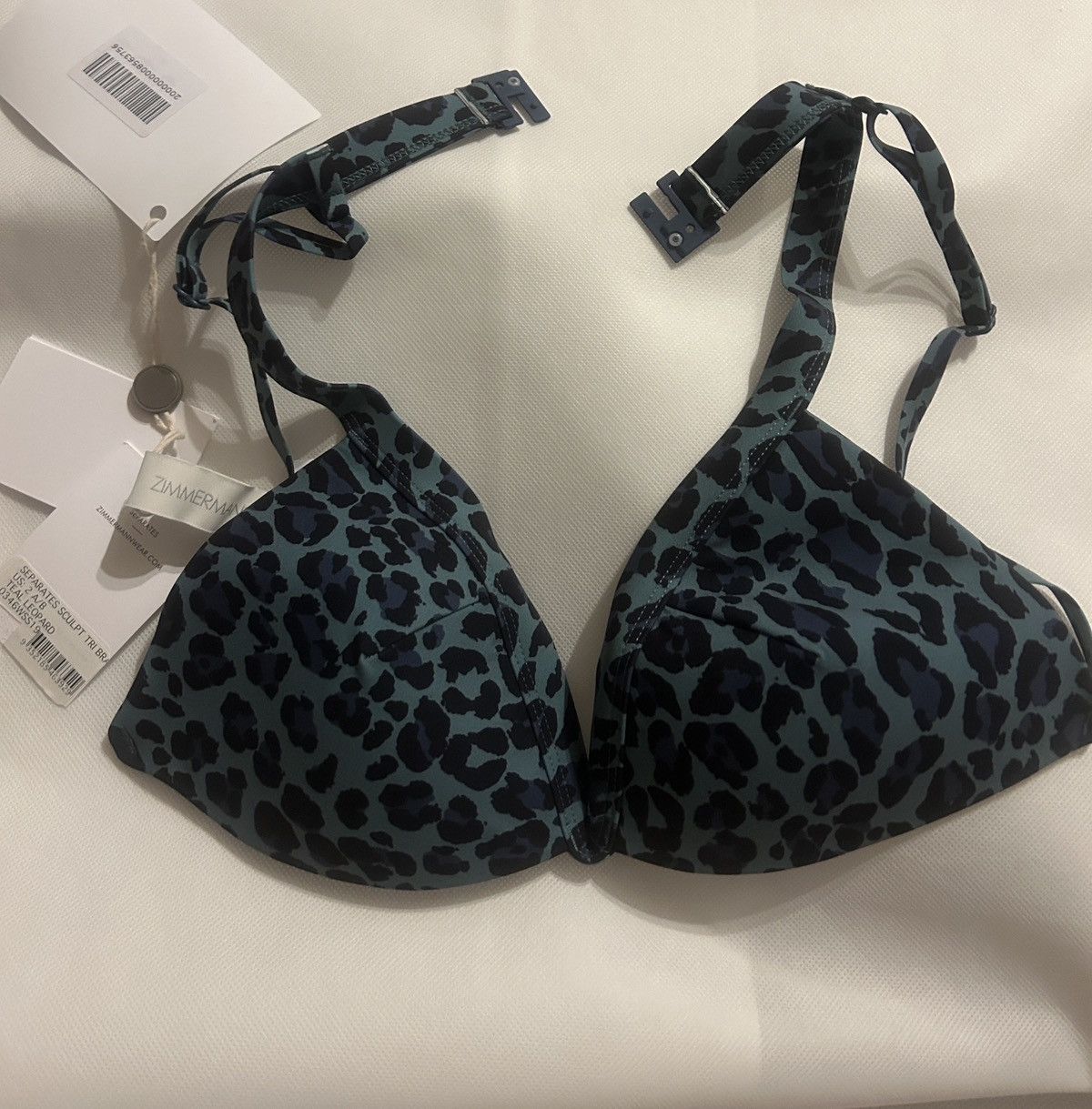 Zimmermann ZIMMERMANN Separates Sculpt leopard triangle bikini top Size M / US 6-8 / IT 42-44 - 4 Thumbnail