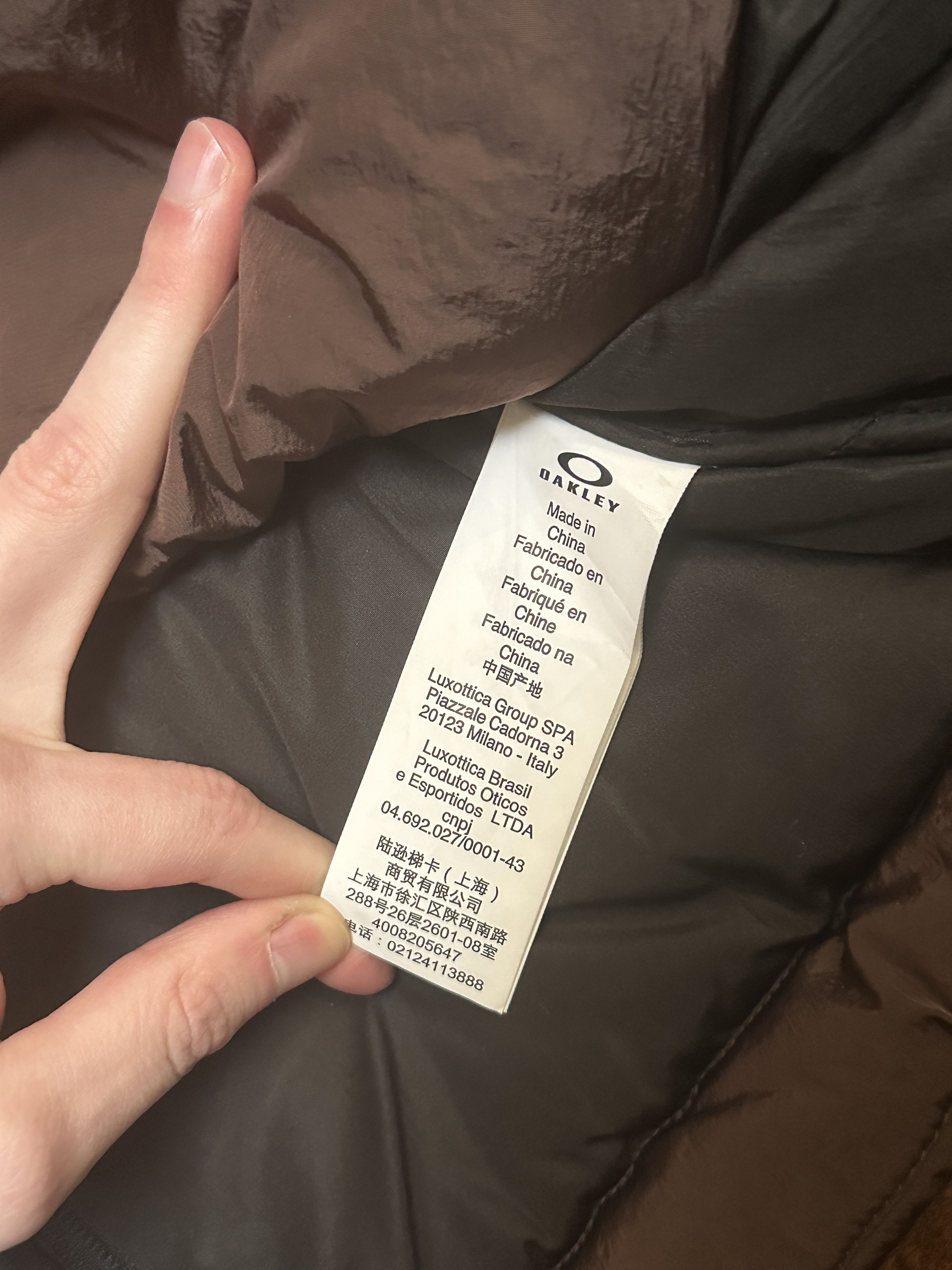 Oakley × Samuel Ross Oakley Samuel Ross Brown Puffer Jacket Size US S / EU 44-46 / 1 - 8 Thumbnail