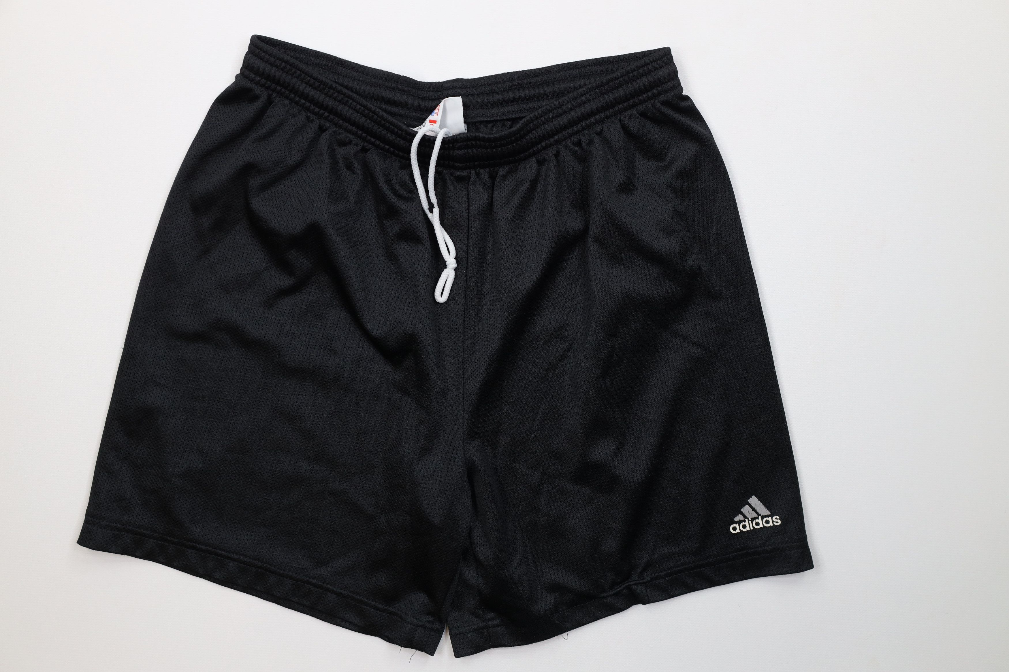 Adidas Vintage 90s Adidas Mesh Running Jogging Soccer Shorts USA Size US 32 / EU 48 - 1 Thumbnail