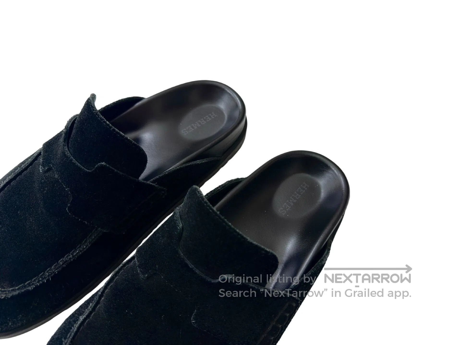 Hermes Hermes Black Birkenstock Slippers. Size US 5.5 / IT 35.5 - 3 Thumbnail