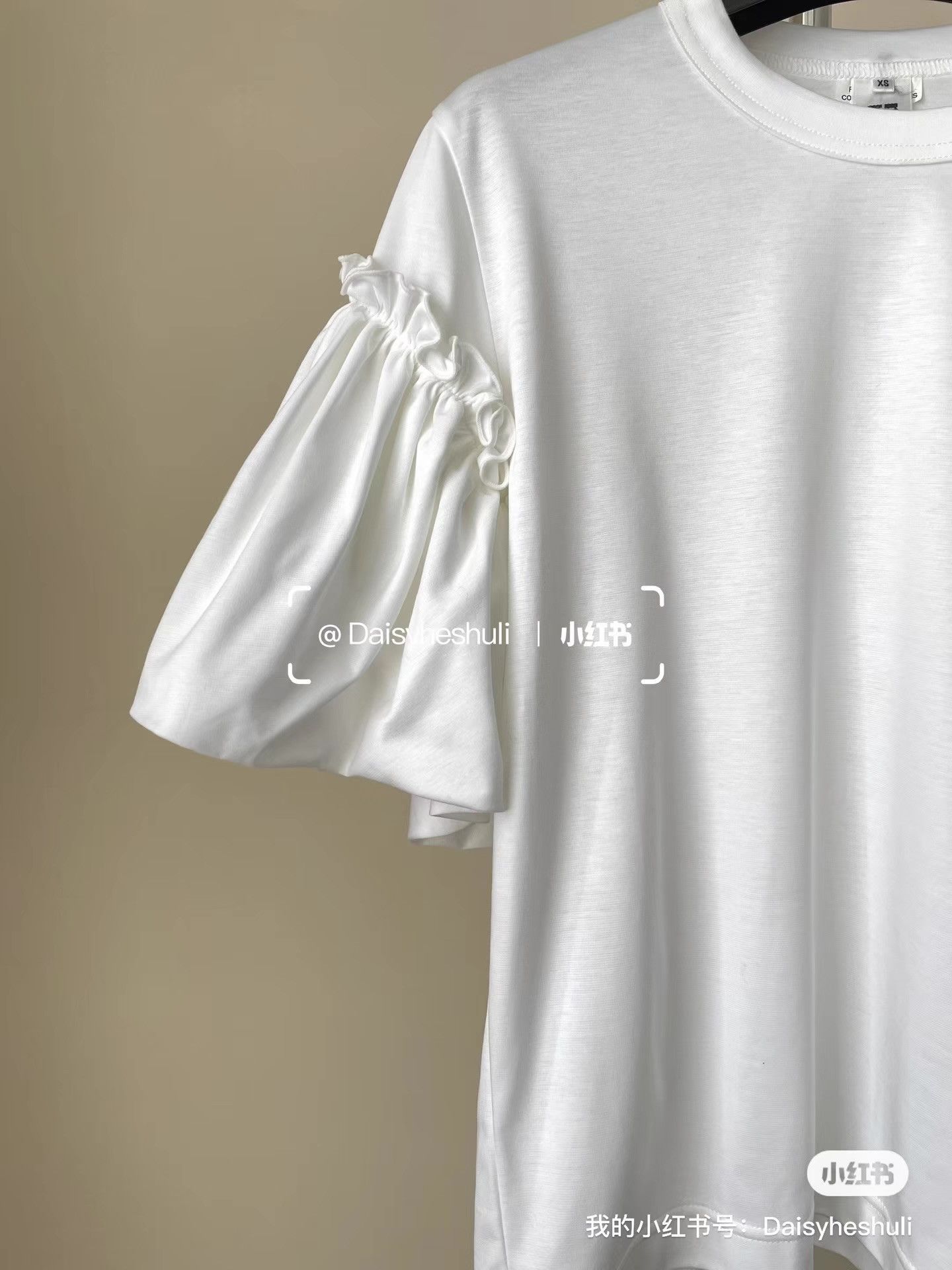 Comme des Garcons Comme des Garçons Sleeve Short Sleeve T-shir。Ｑ24 Size XS / US 0-2 / IT 36-38 - 2 Thumbnail