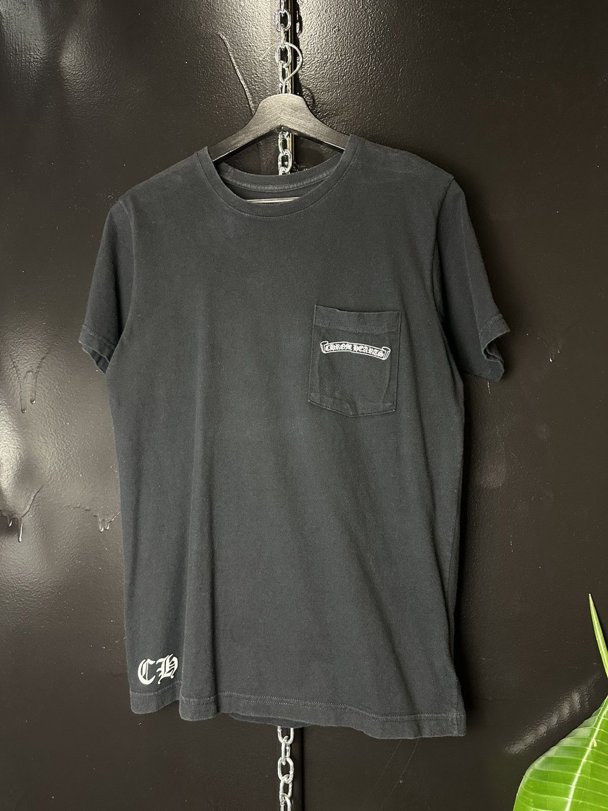 Chrome Hearts Chrome Hearts Scroll Floral Jumbo Cross Pocket Tee Size US M / EU 48-50 / 2 - 2 Thumbnail