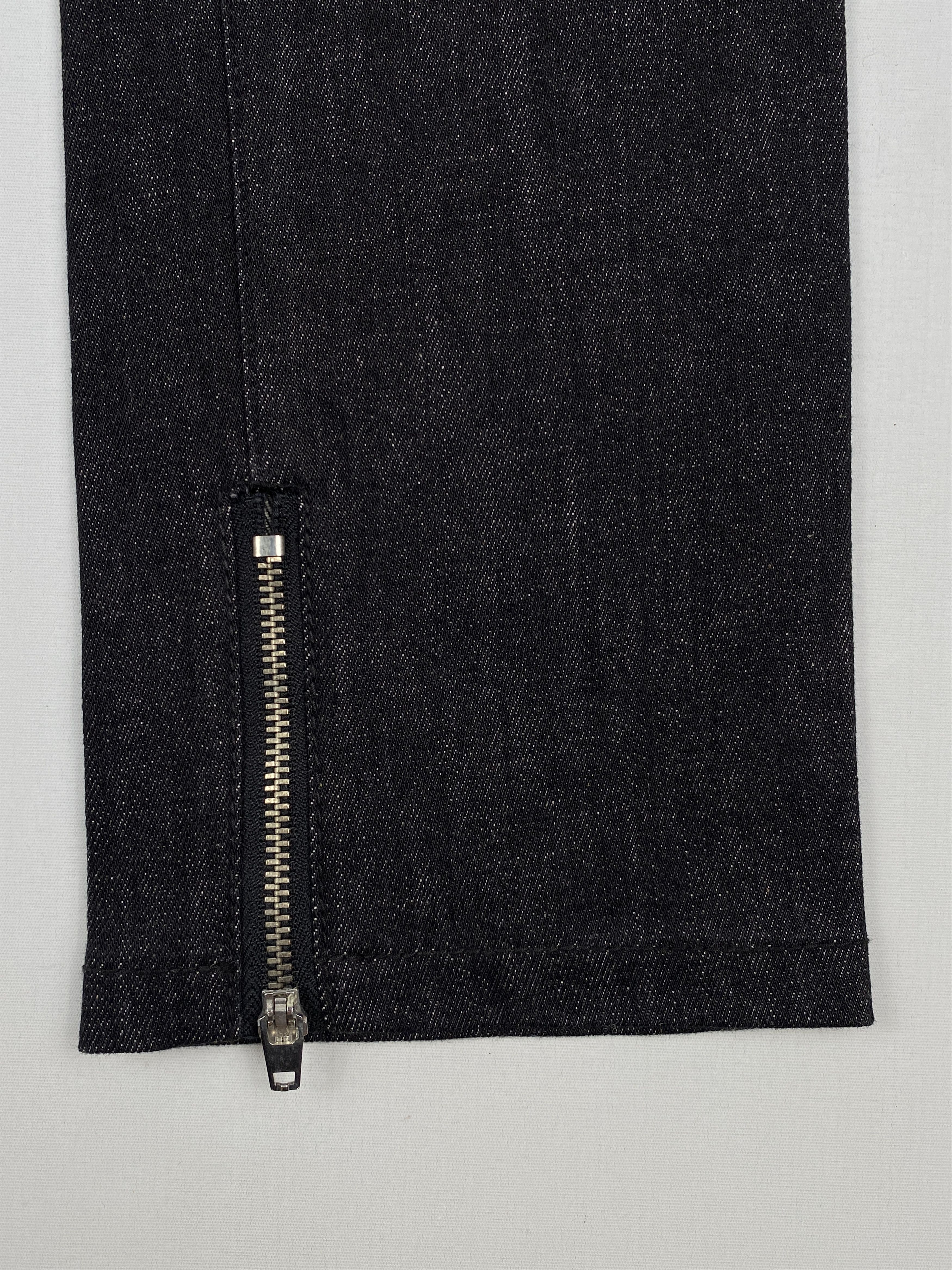 Golden Goose Deluxe Brand 2009 Ankle Zip Black Denim Size US 28 / EU 44 - 6 Thumbnail