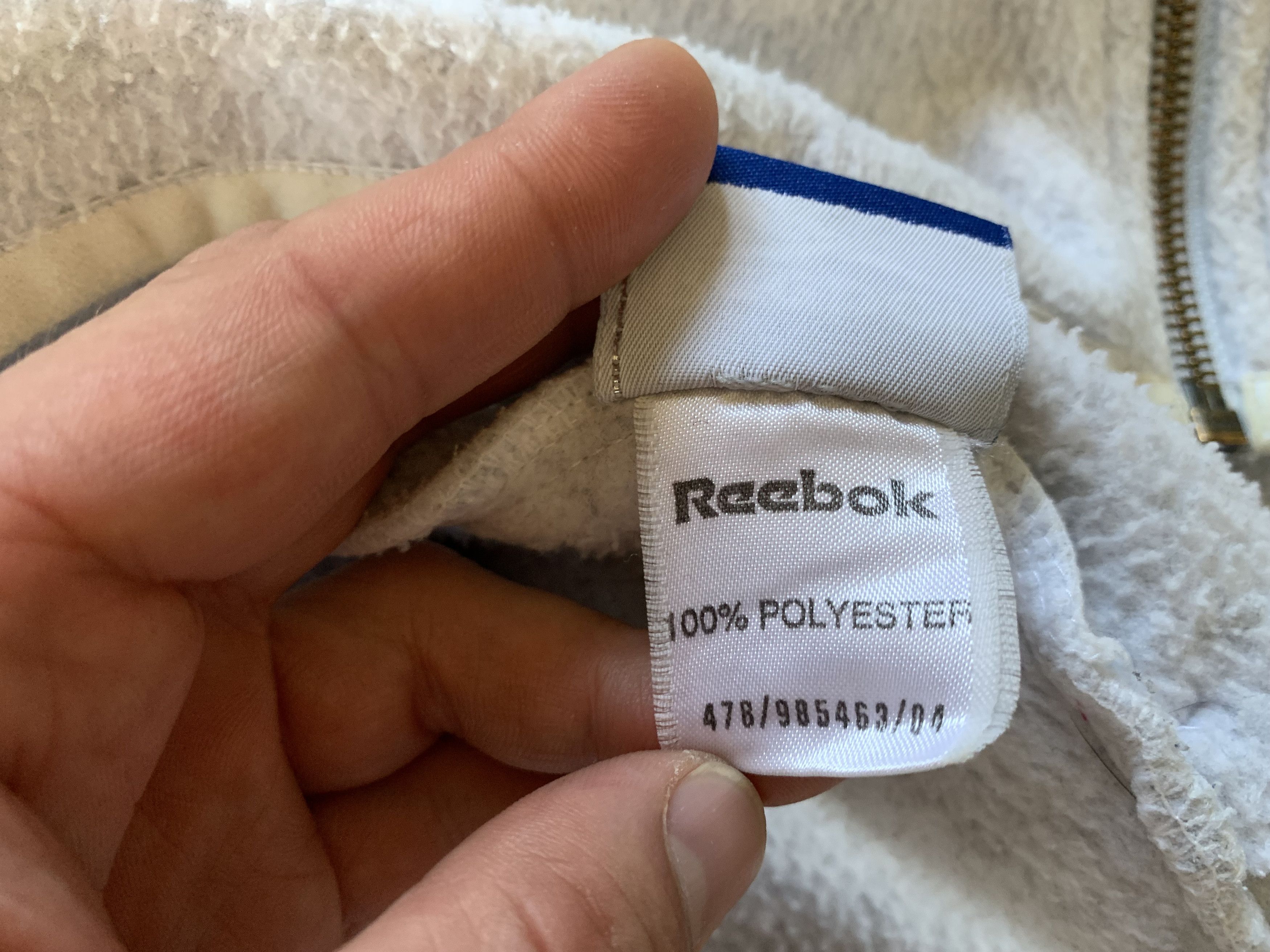 Reebok × Vintage Reebok Vintage Essentials Full Zip Fleece Sweatshirt Size US S / EU 44-46 / 1 - 8 Thumbnail