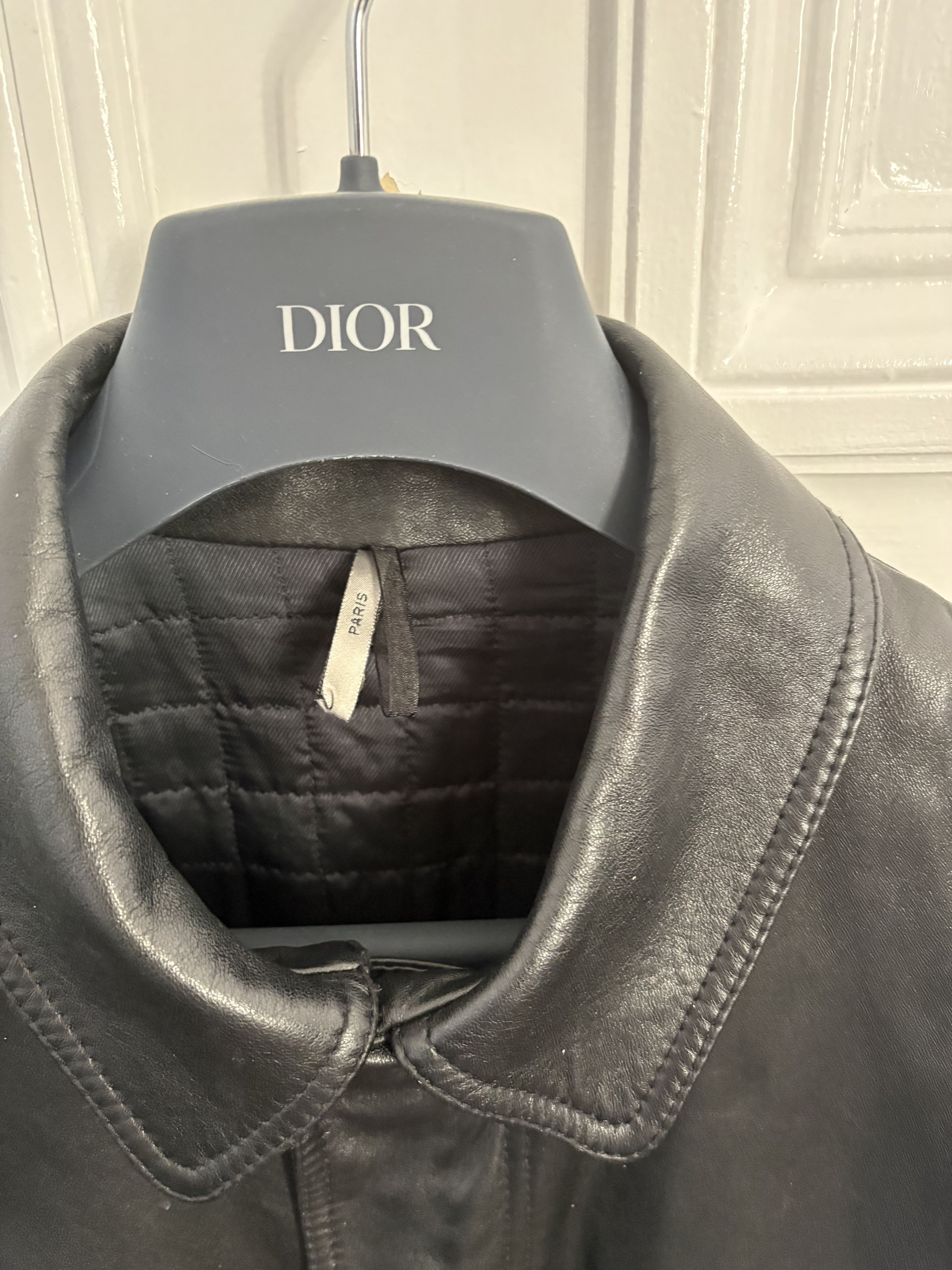 Dior Dior Aviator leather jacket Size US L / EU 52-54 / 3 - 6 Thumbnail