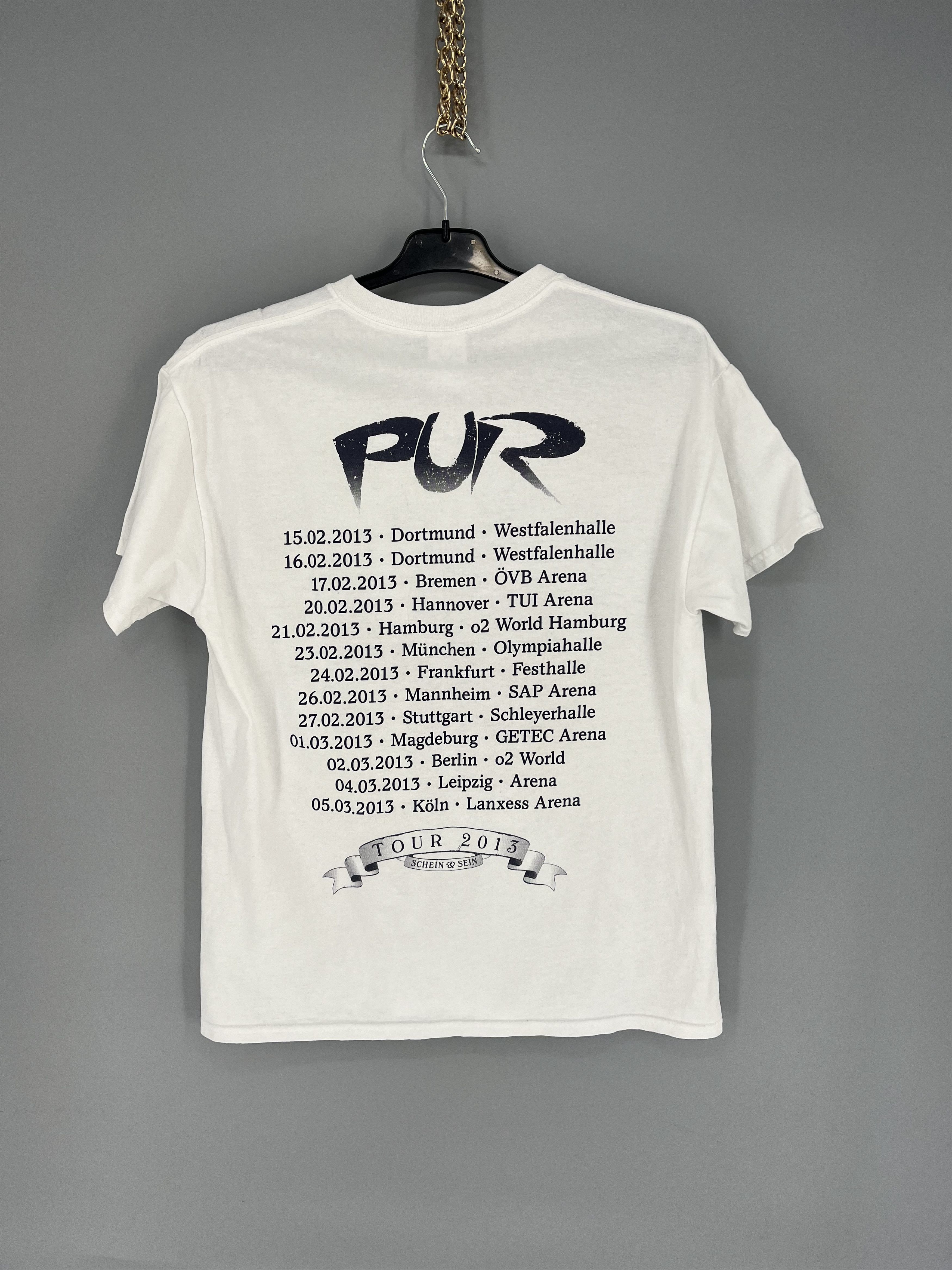 Band Tees PUR 2013 Vintage T-Shirt Pop Rock Band Tee 90s Tour Rare Size US M / EU 48-50 / 2 - 9 Thumbnail