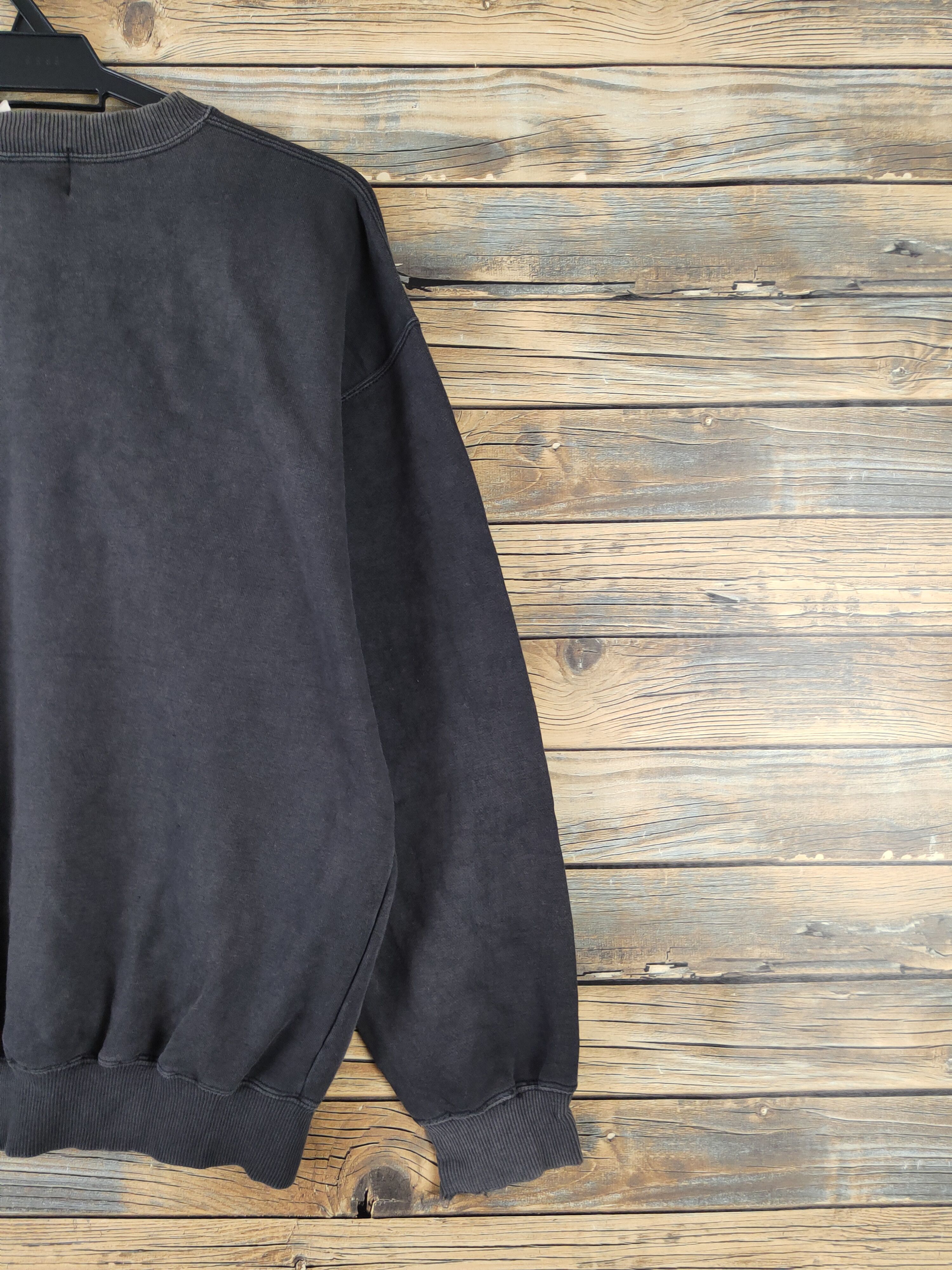 Converse × Vintage DL Converse vintage Black Faded Sweatshirts #435 Size US L / EU 52-54 / 3 - 10 Thumbnail