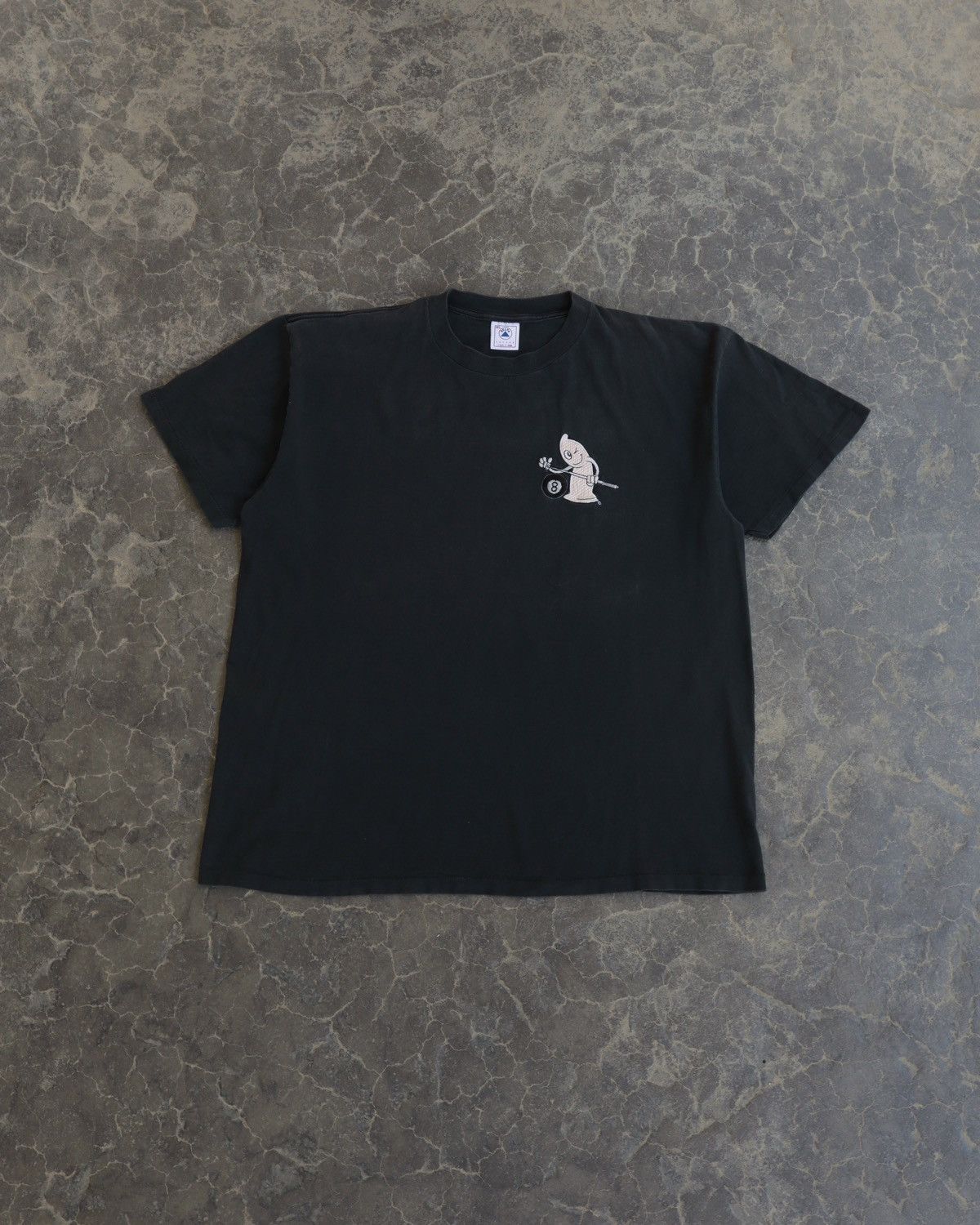 Vintage Condom Ball Faded Black Archive USA Delta Tee XL