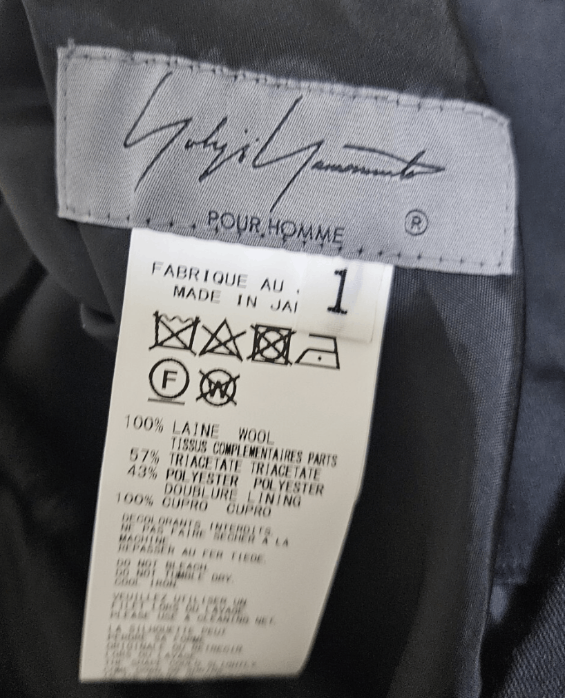 Yohji Yamamoto Yohji Yamamoto Pour Homme - Patch hem twist Draped Pants Size US 30 / EU 46 - 9 Thumbnail