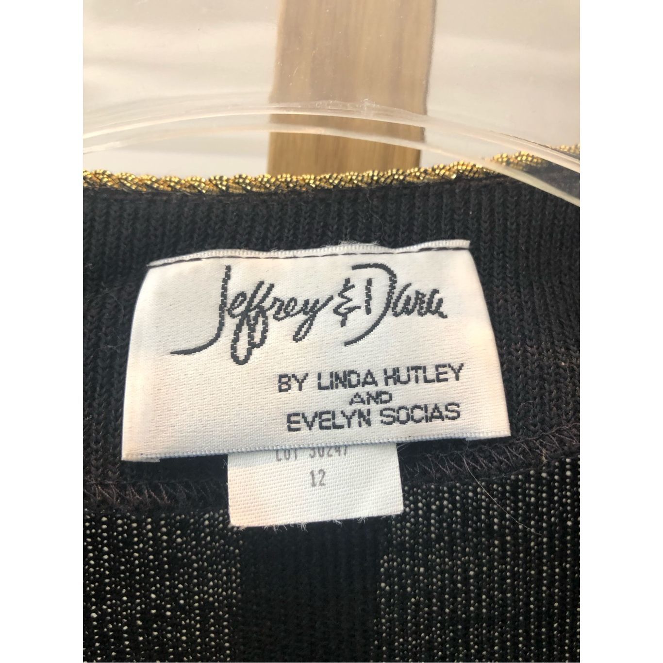 Other Jeffrey & Dana by Linda Hutley and Evelyn Socias Women’s Bla Size XL / US 12-14 / IT 48-50 - 6 Thumbnail