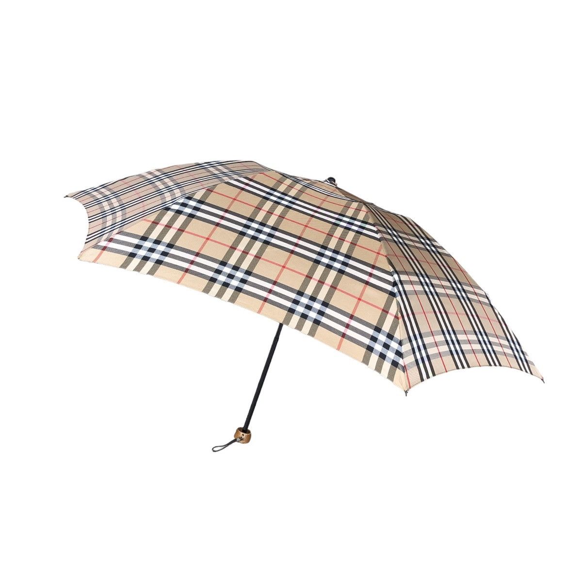 Burberry Burberry's Checked Novacheck Waterproof Folding Umbrella Size ONE SIZE - 1 Thumbnail