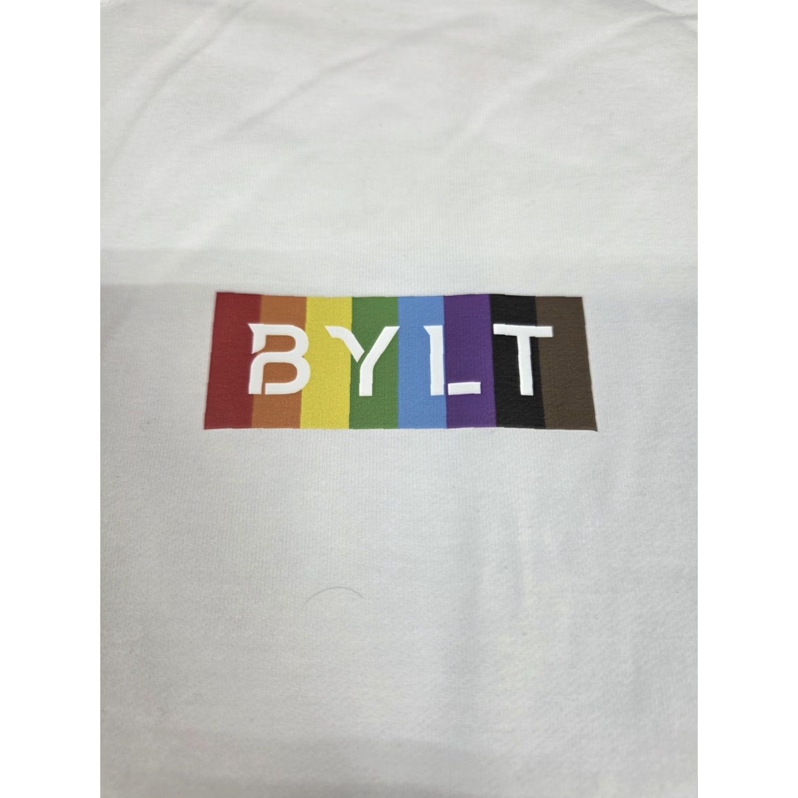 Vintage BYLT Box Tee Lux Shirt White Graphic Print Short Sleeve Crew Neck XL Mens Shirt Size US XL / EU 56 / 4 - 5 Thumbnail